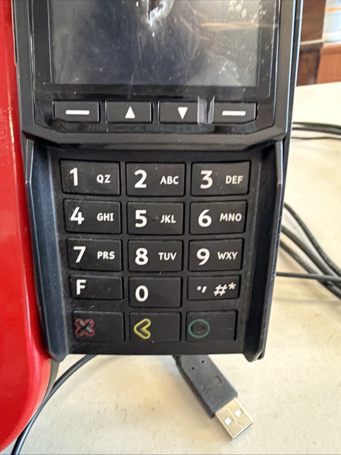 Ingenico Lane/3000 Card terminal with USB Cable And Sport Clips Register