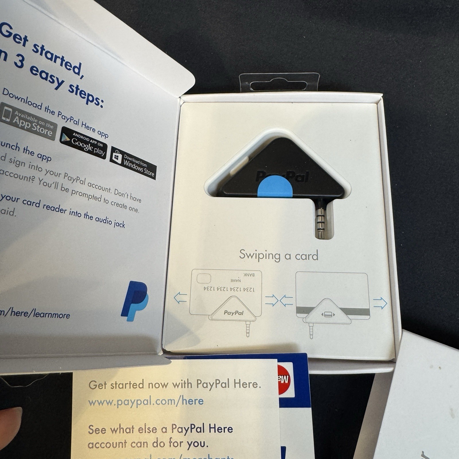 PayPal Mobile Card Reader Compatible W/IPhone,Android, Windows Devices (NOB)