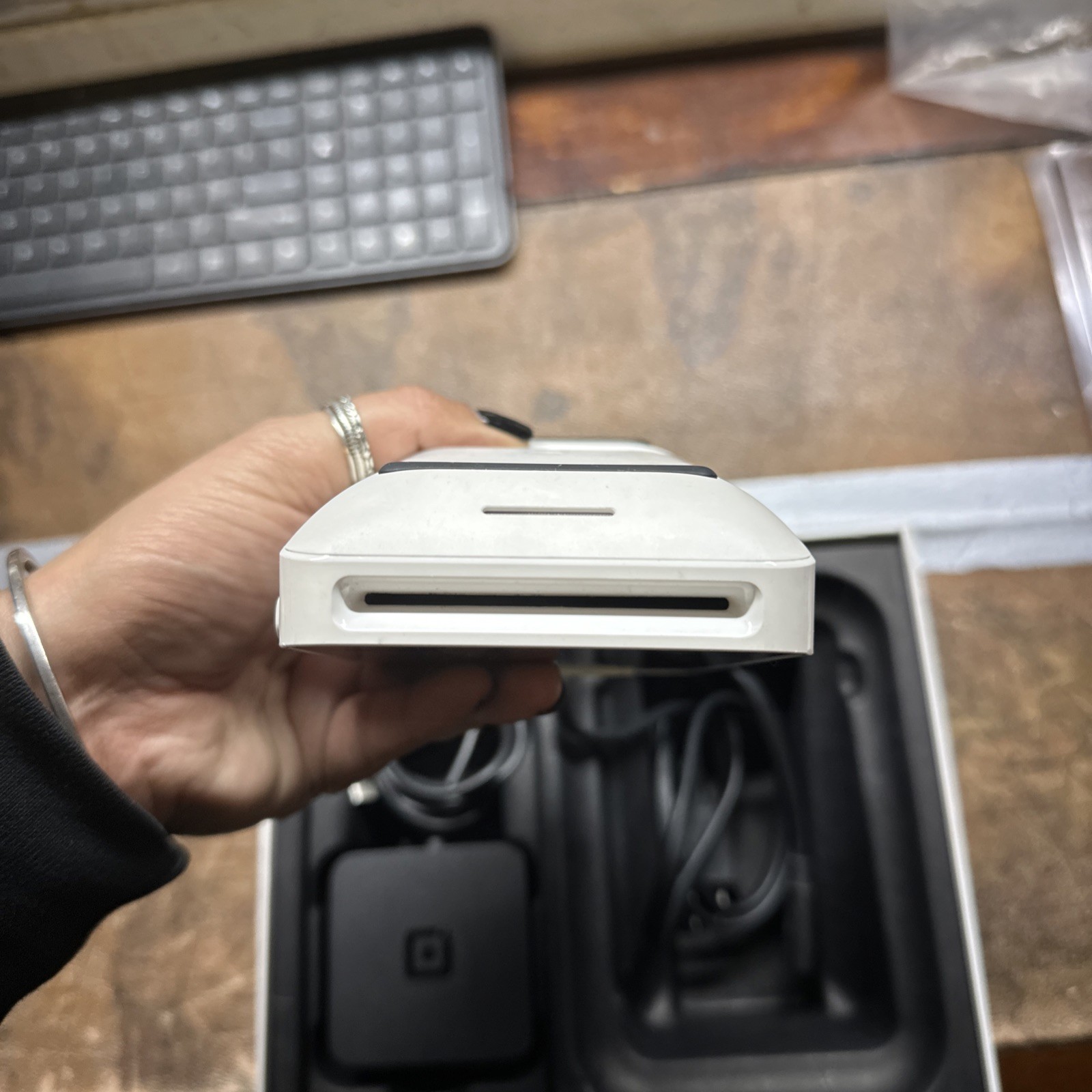 Square terminal used Two Chargers Included