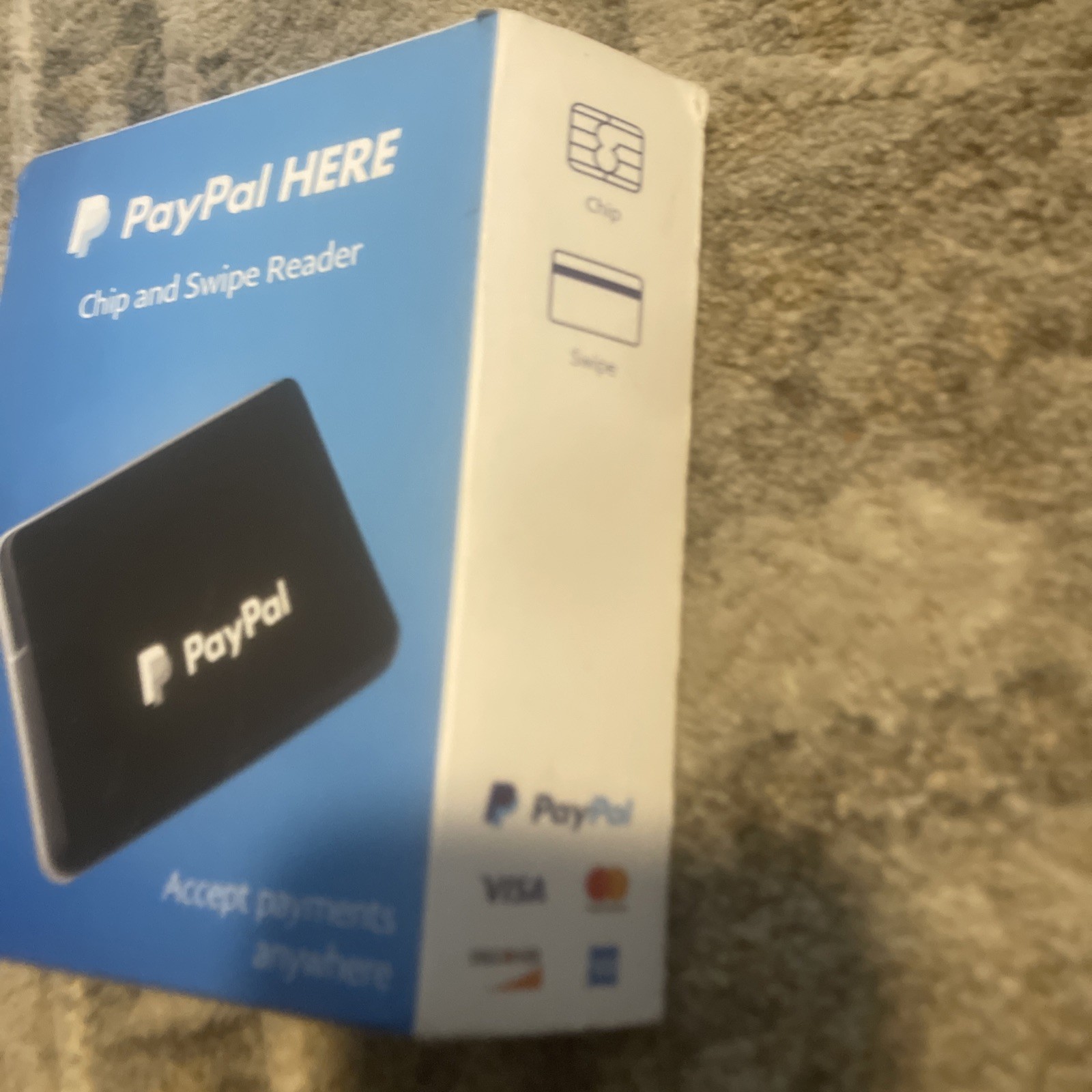 PayPal PCSUSDCRT Chip and Swipe Reader – Black Open Box #u