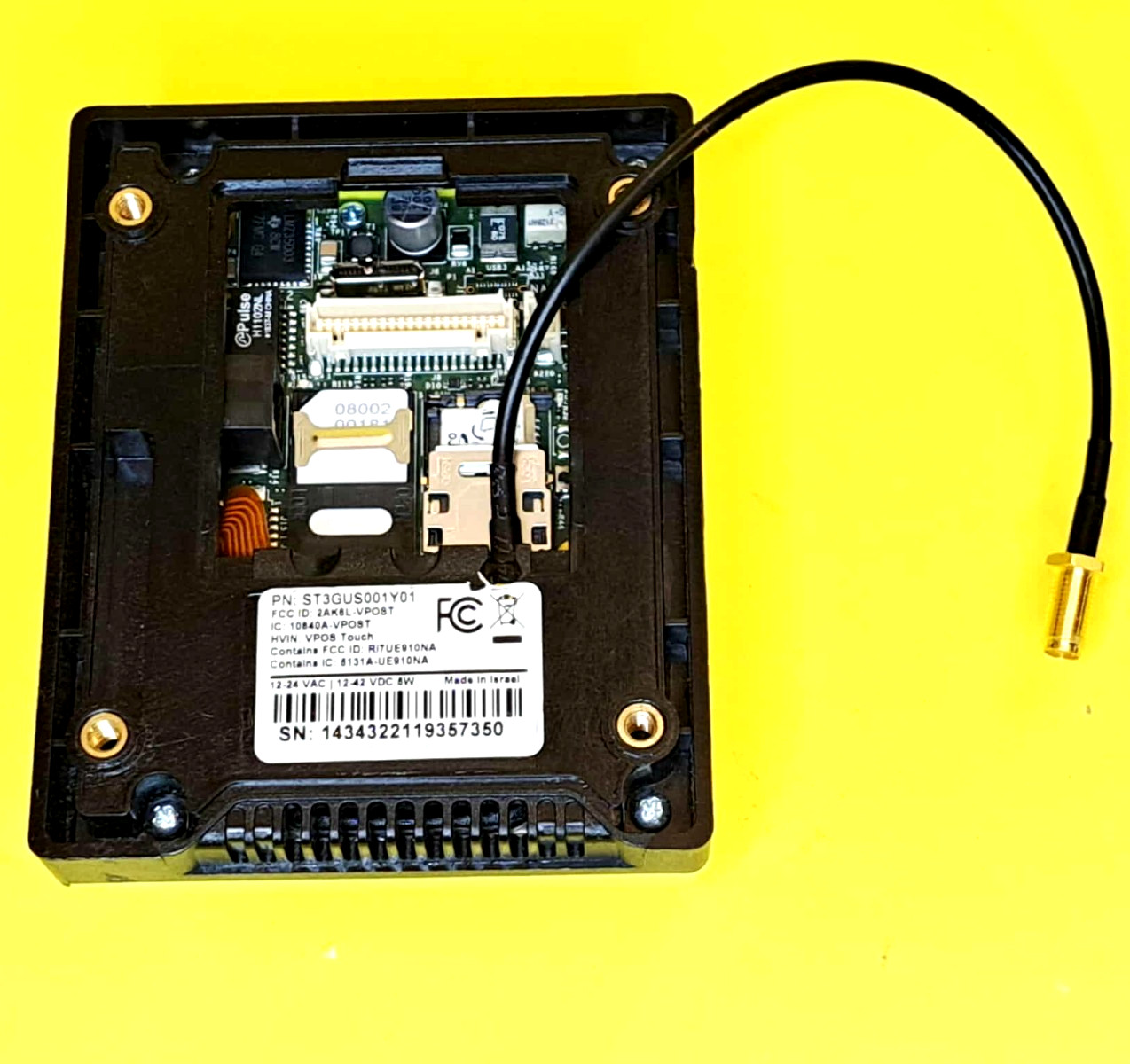 ⚡TRANSFER ISSUE⚡NAYAX VPOS TOUCH ST3GUS001Y01 IPS TOUCH LCD MIC BUZZER SPEAKER⚡