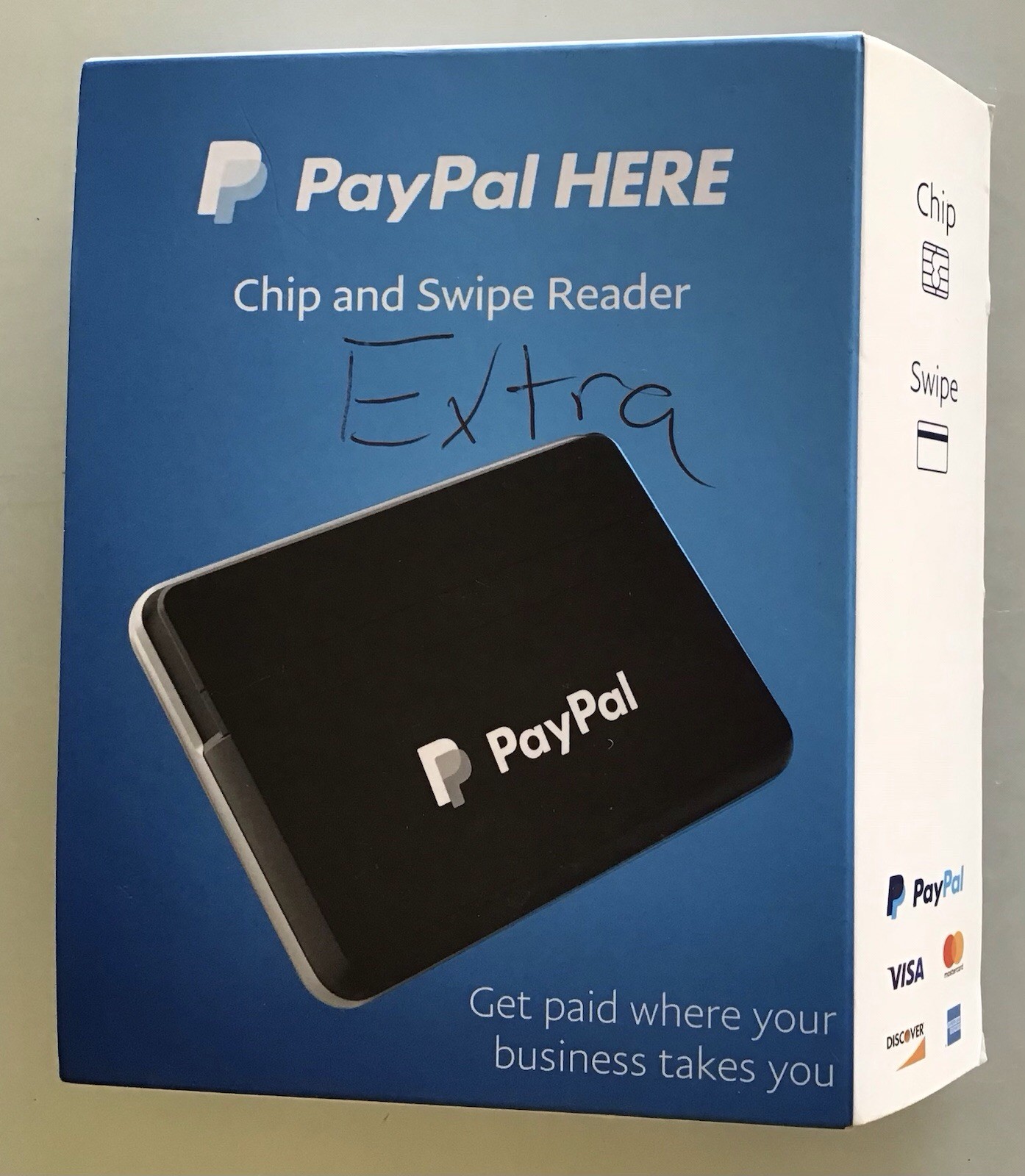 PayPal PCSUSDCRT Chip and Swipe Reader – Black