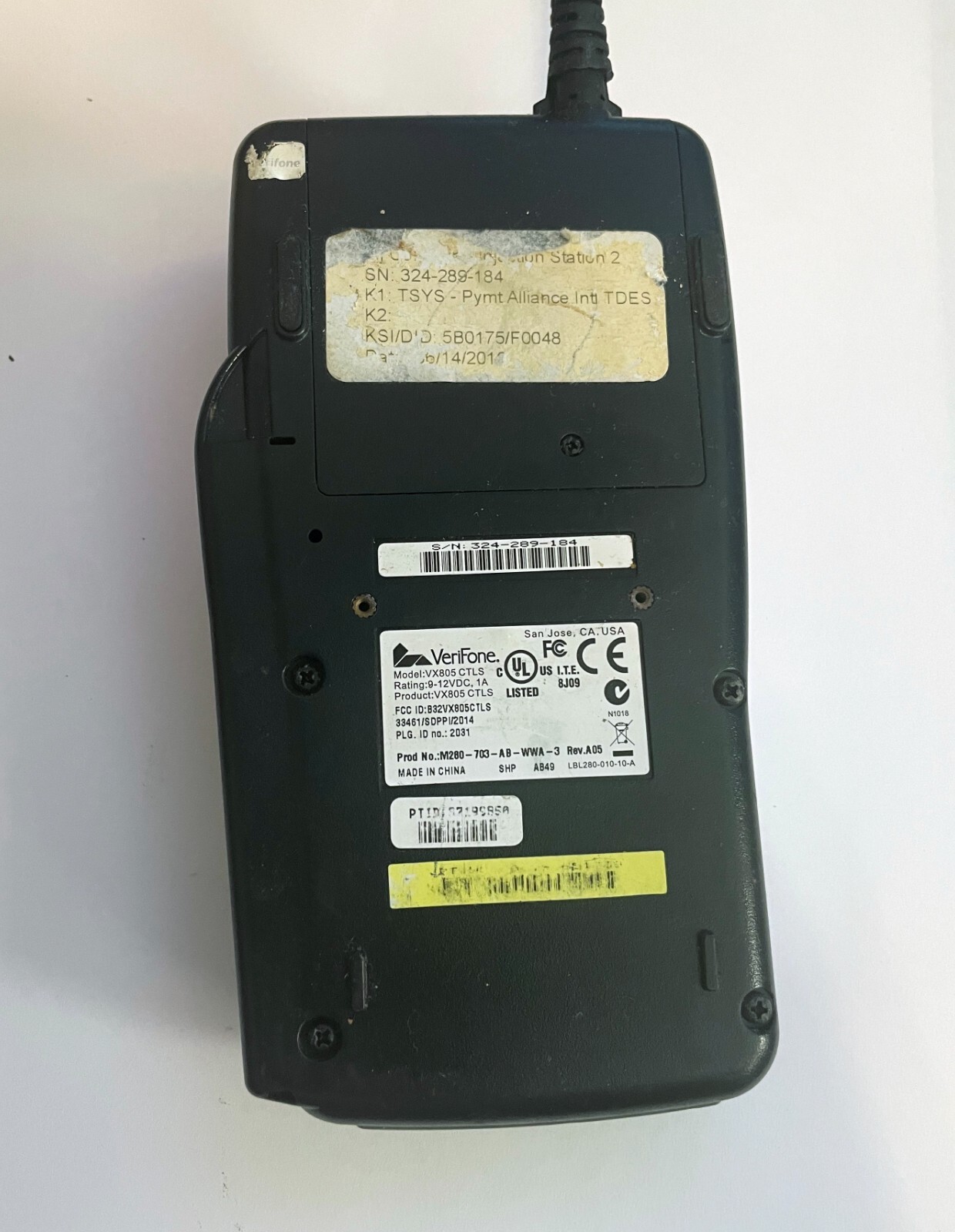 Verifone VX-805 Pin Pad Card Reader Keypad