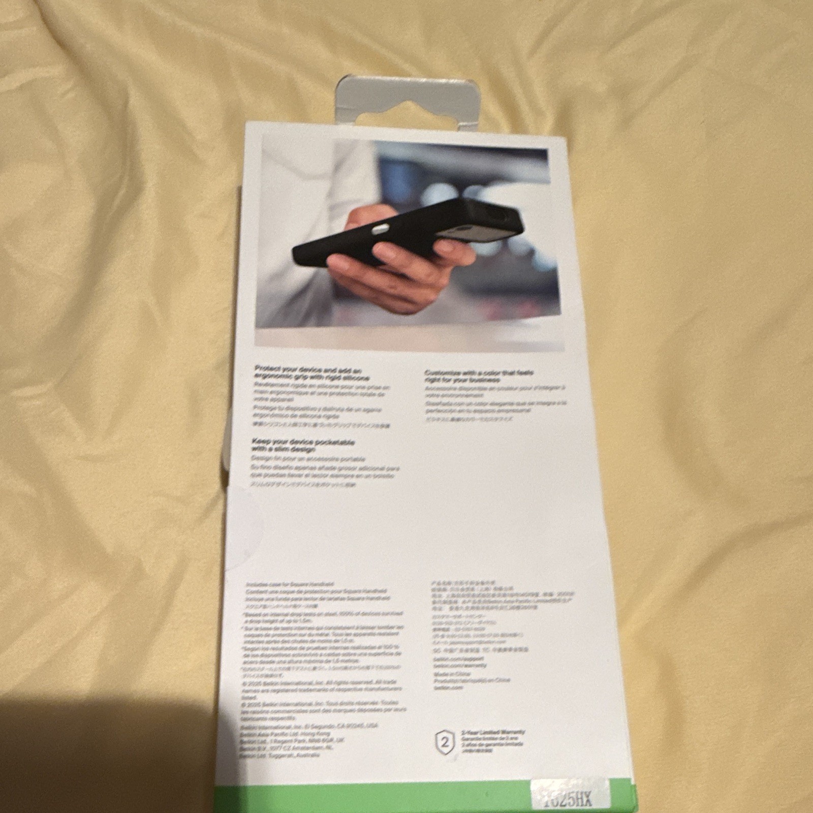 Belkin SheerForce Case for Square Handheld Card Reader, Black (F8M120)