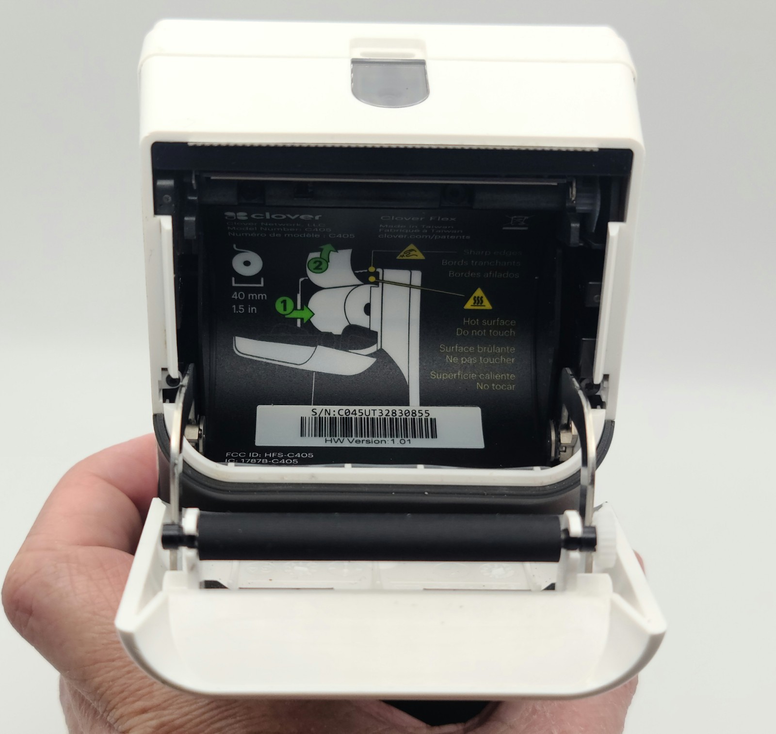 Clover Flex 3 Handheld POS System C405 – Reset Unit – PARTS OR REPAIR – READ!