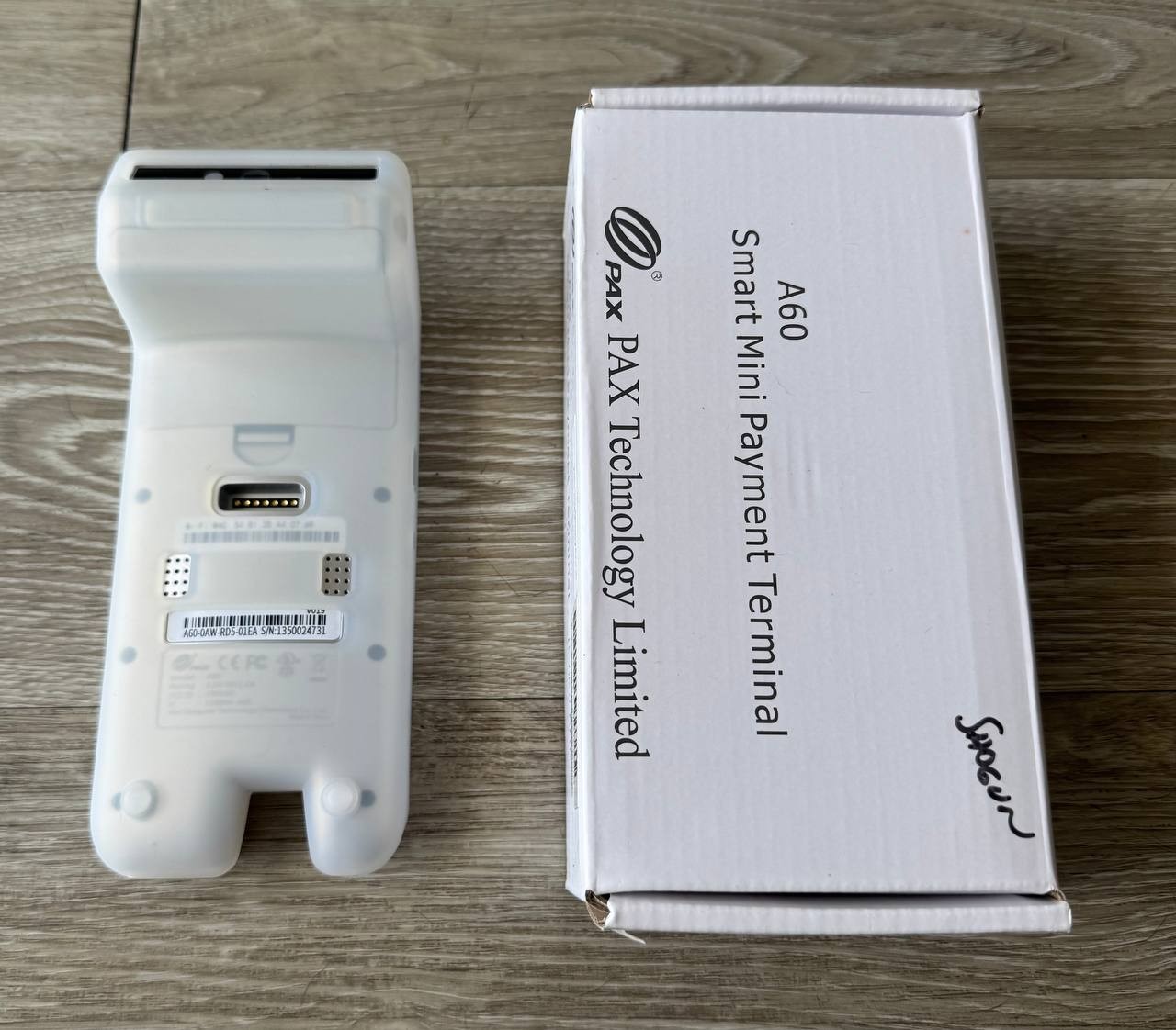 PAX A60 Smart Pay Terminal – Open Box, Factory Reset, No Charger , for parts
