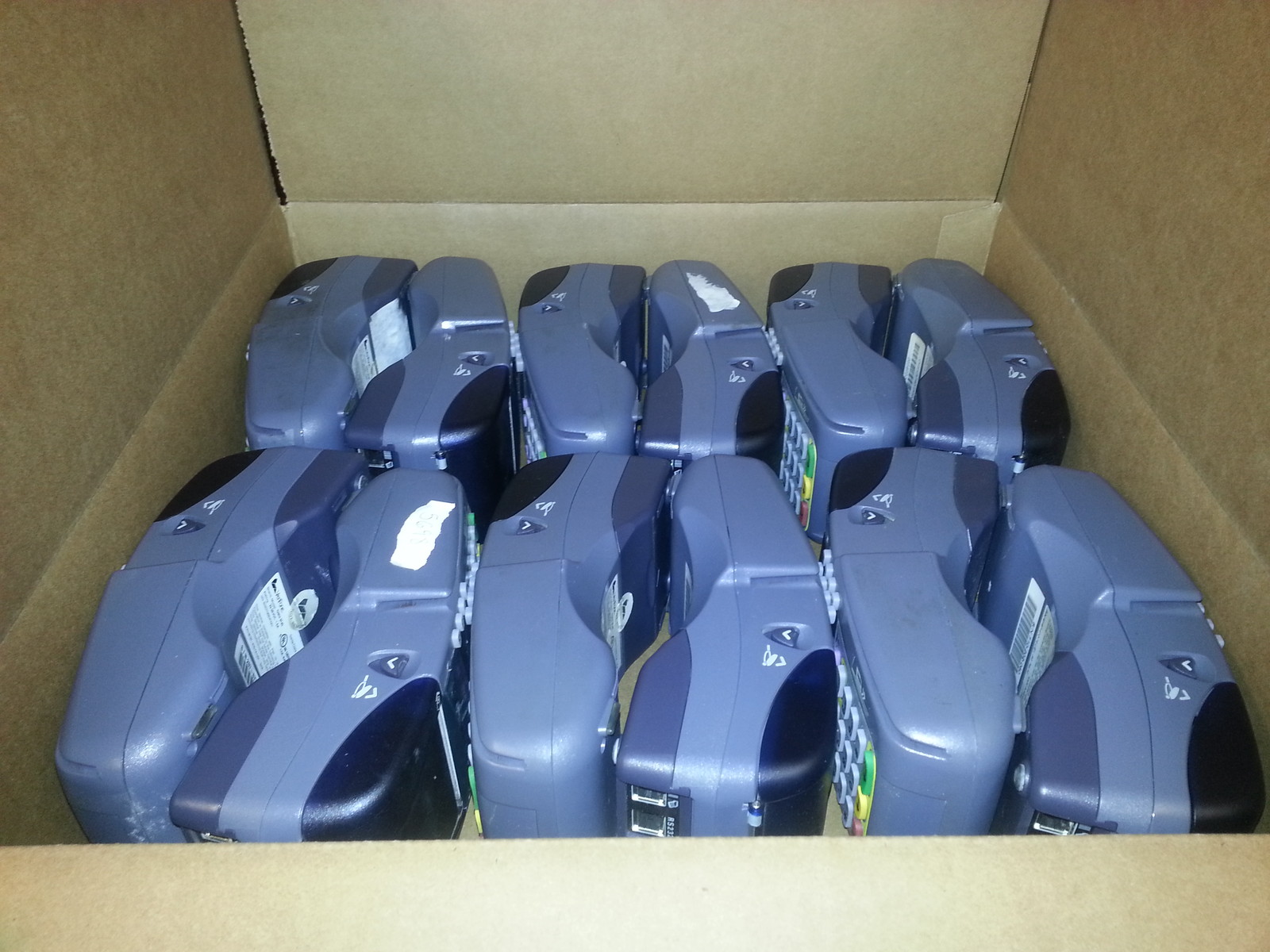 LOT OF 12 – OMNI 3740 VERIFONE TERMINALS – Complete Sets w/ Warranty – 3750 3730