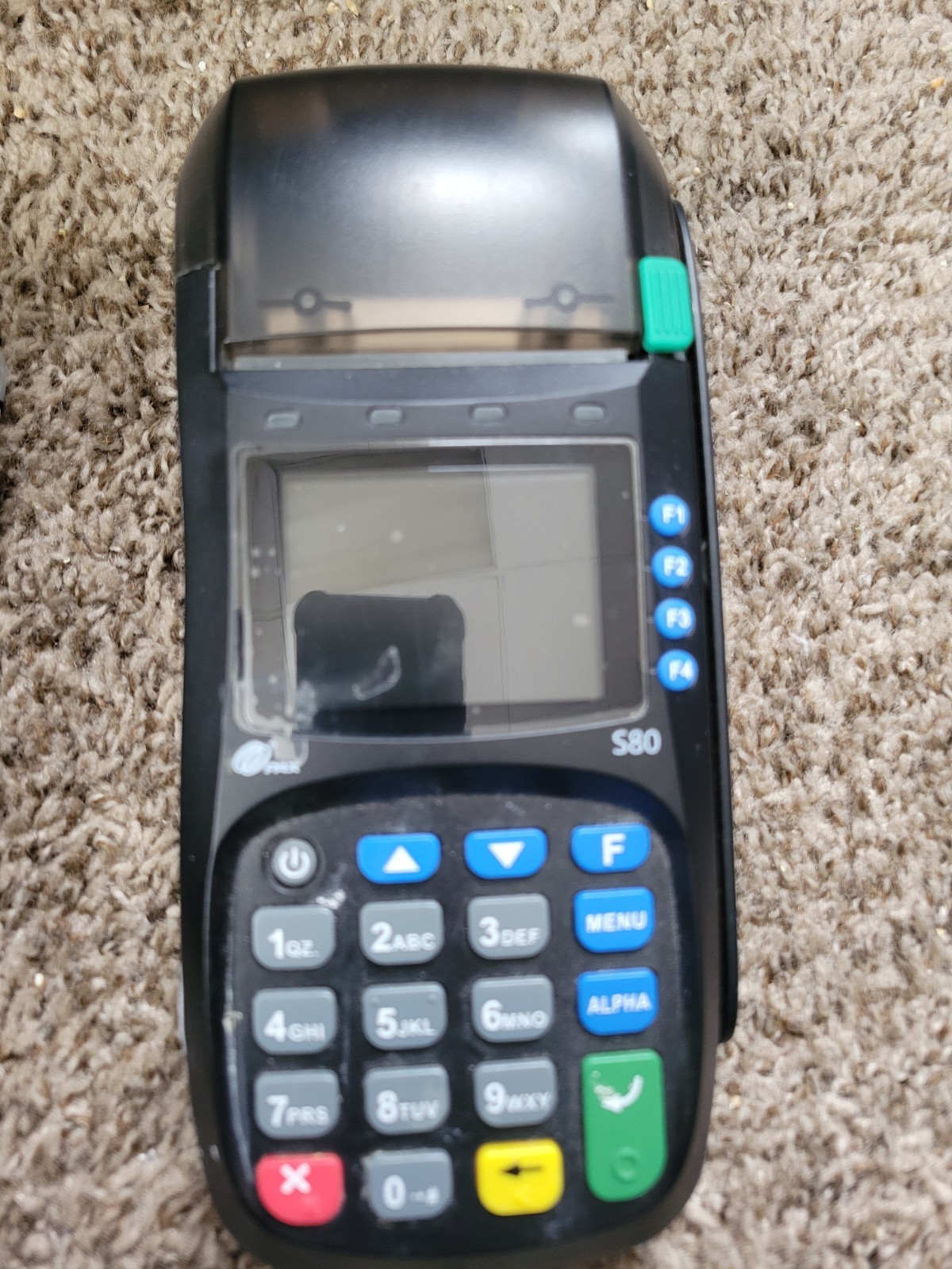 PAX S80 EMV NFC Credit Card Machine Black– S80-M0L-364-03EA – Not TESTED