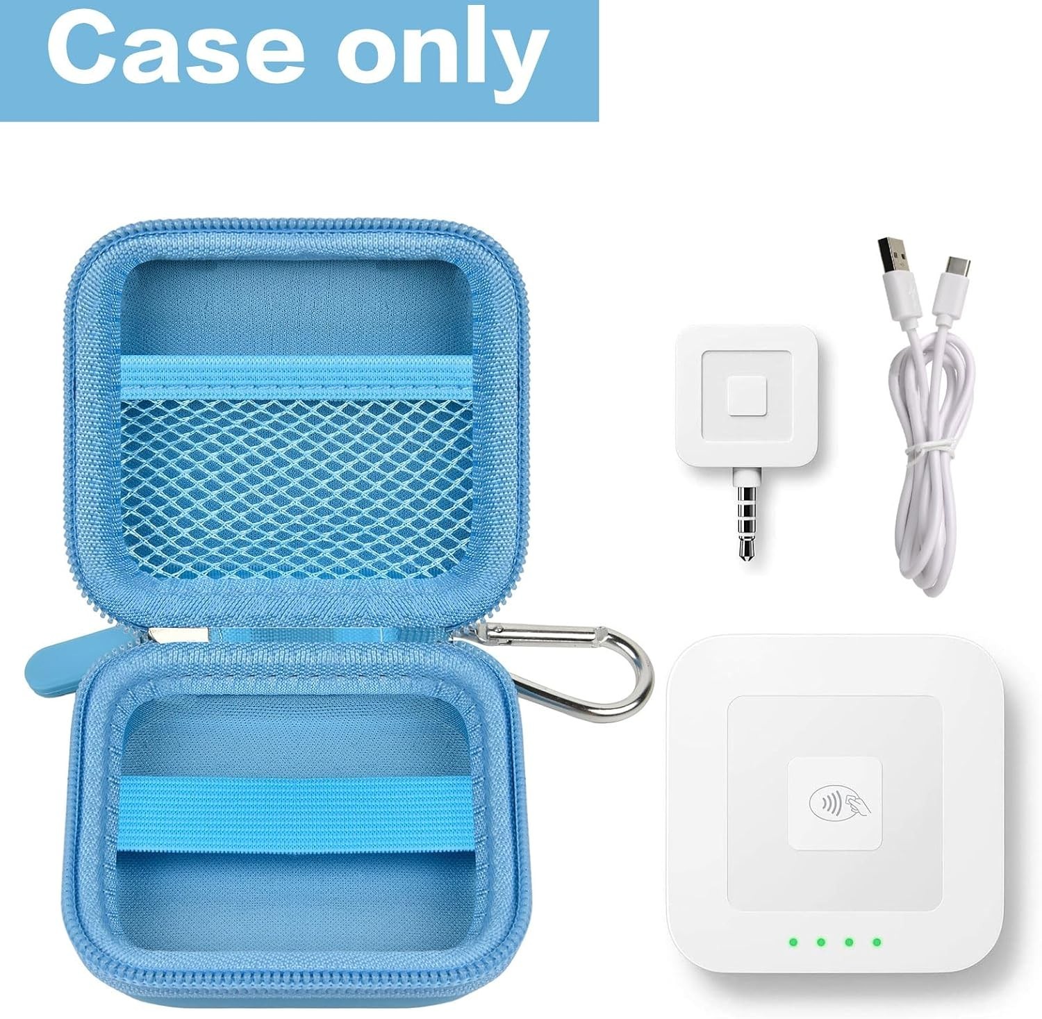 Hard Case for Square Reader for Contactless and Chip 2nd Gen | Hard EVA Prote…
