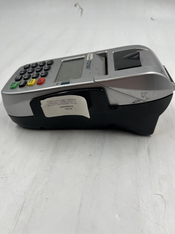 FIRST DATA CARD READER TERMINAL W/PIN ENTRY & RECEIPT DISPENSER FD100Ti