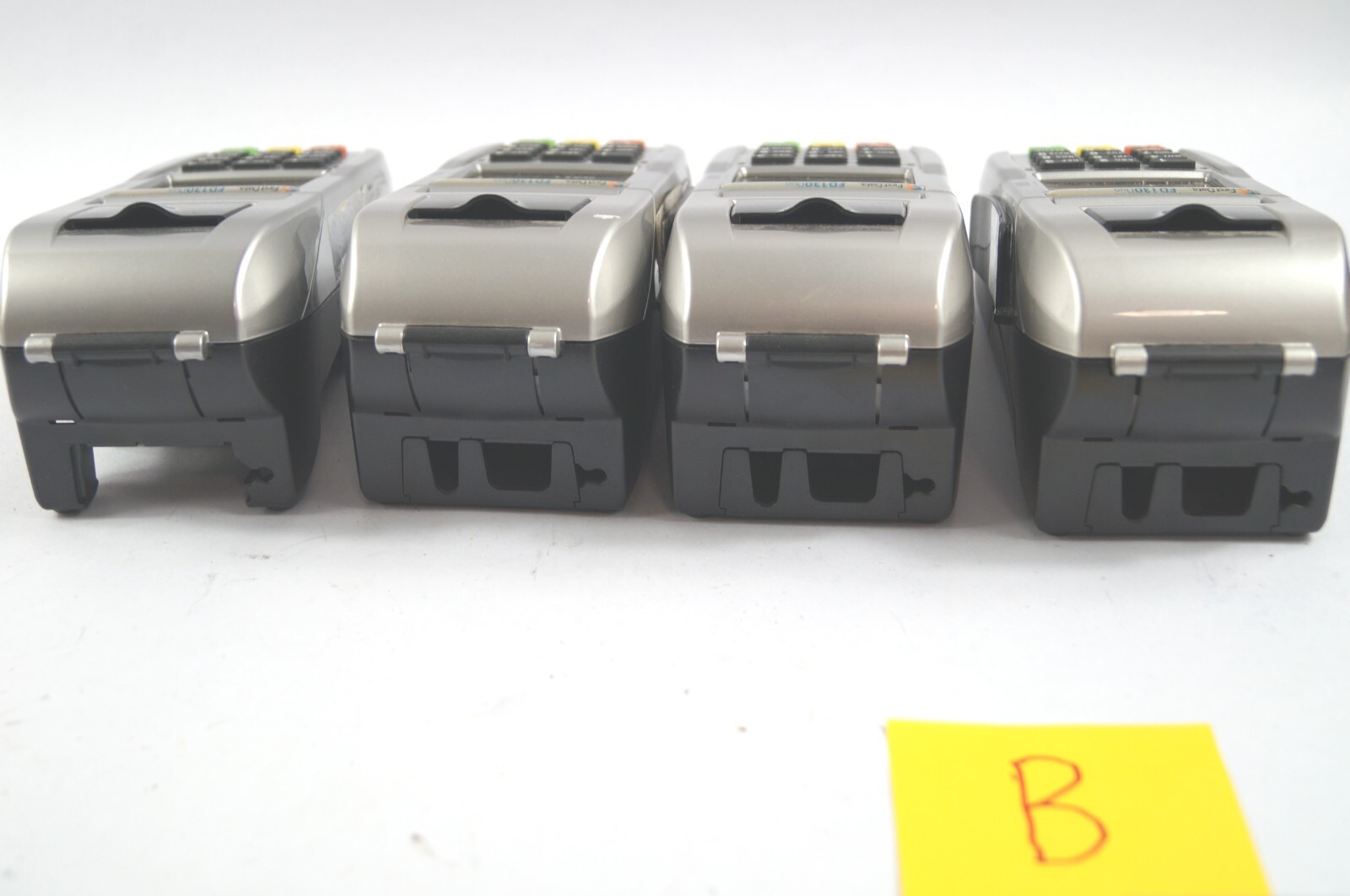 LOT (4) First Data FD130 Duo Credit Card Readers X13-12056 No Power Cords D213