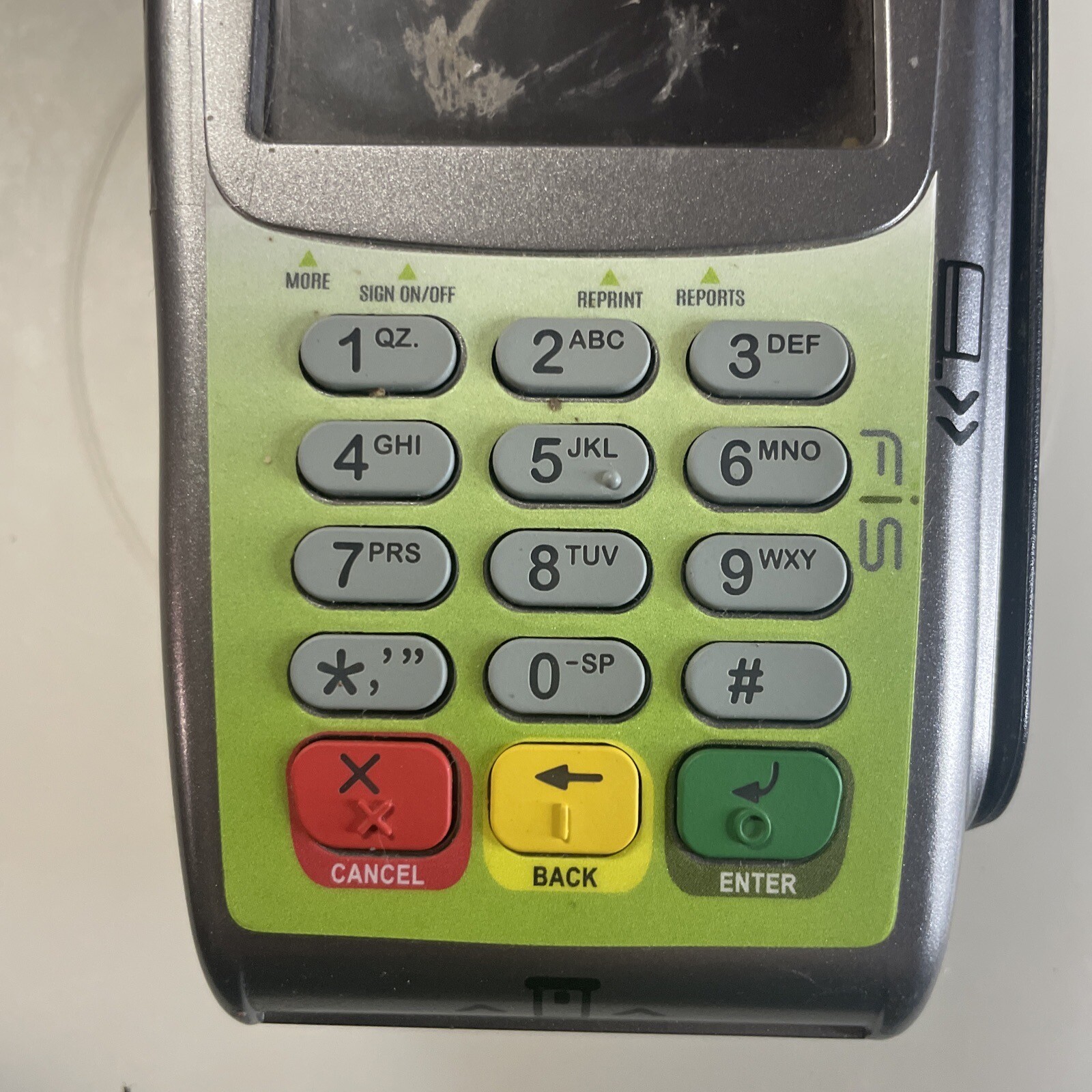 Verifone VX 680 3G Wireless Credit Card Terminal Untested For Parts Battery Inc.