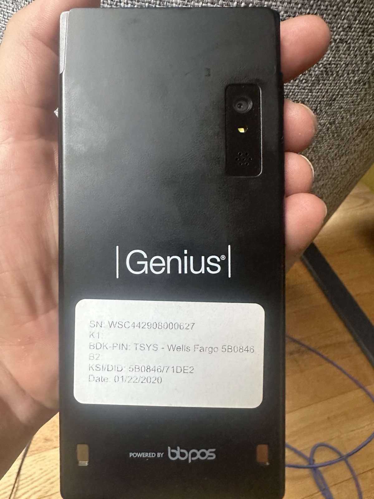Genius WSX2 Powered by BBPOS Wireless Hand Held POS Credit Card Reader POS – NEW