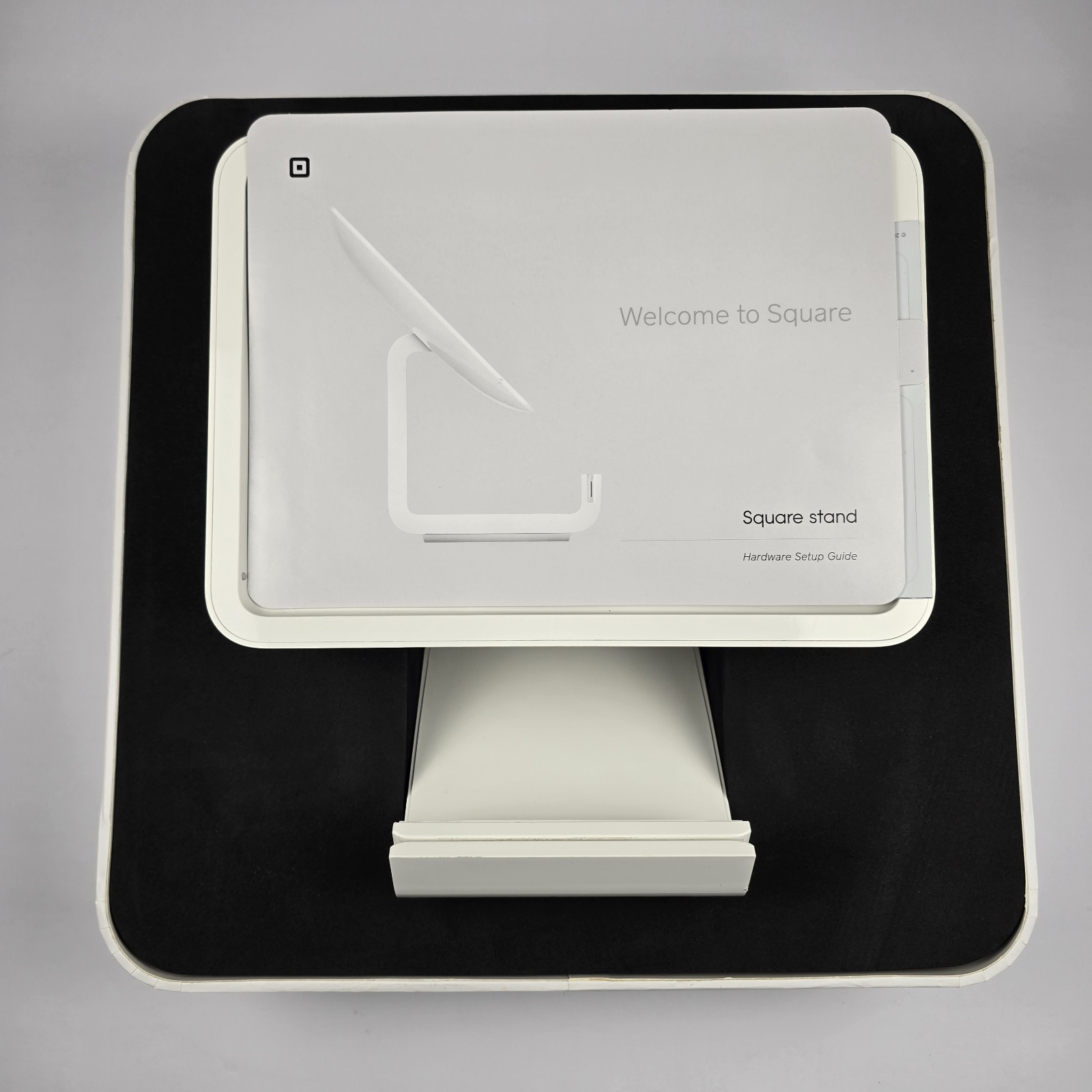Square Stand Point of Sale POS For iPad 2 3rd Gen 30-Pin Connector White Used