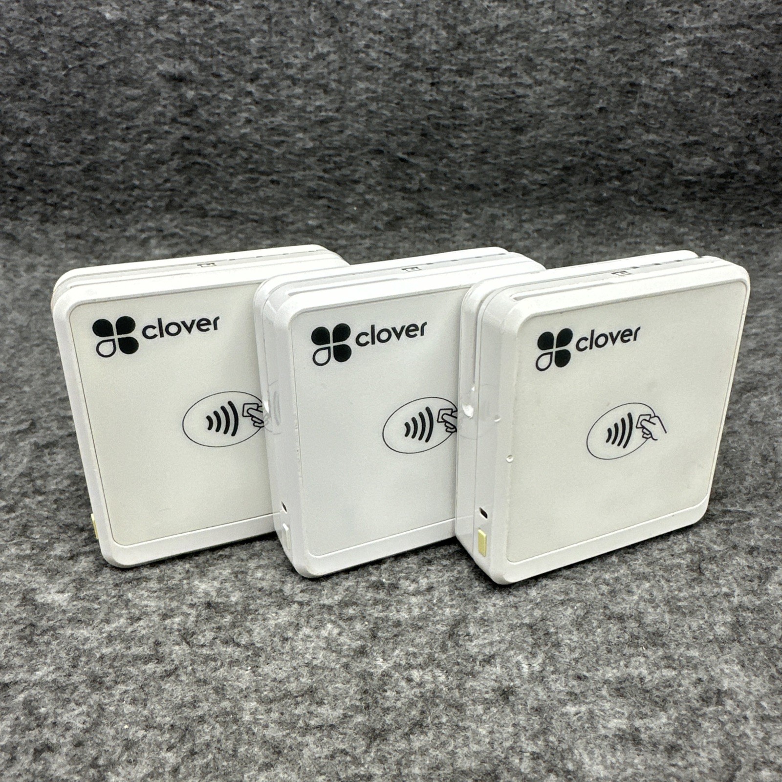 FOR PARTS Lot of 3 Clover Go Contactless Chip Swipe Card Reader RP457A UNTESTED