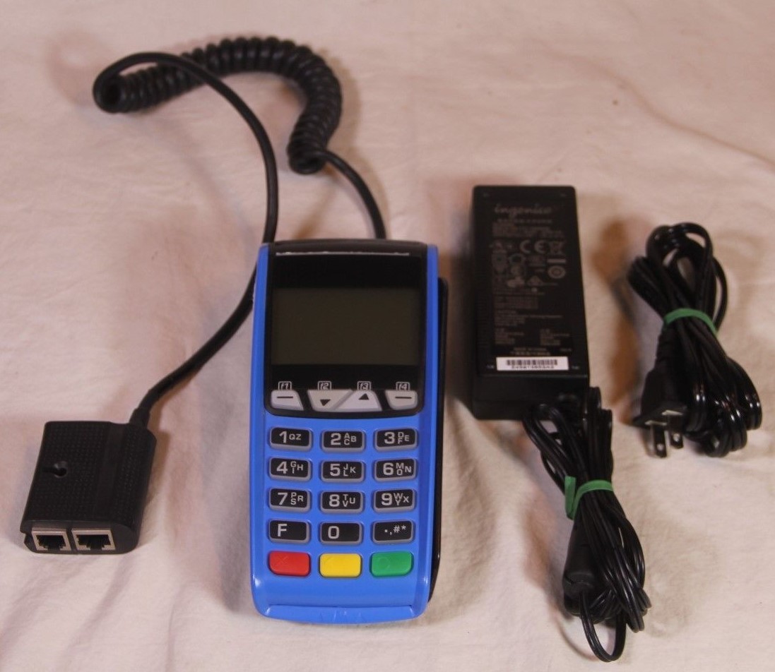 INGENICO ICT220 Credit Card Terminal – Used and Will Need to be Reset – See Pics