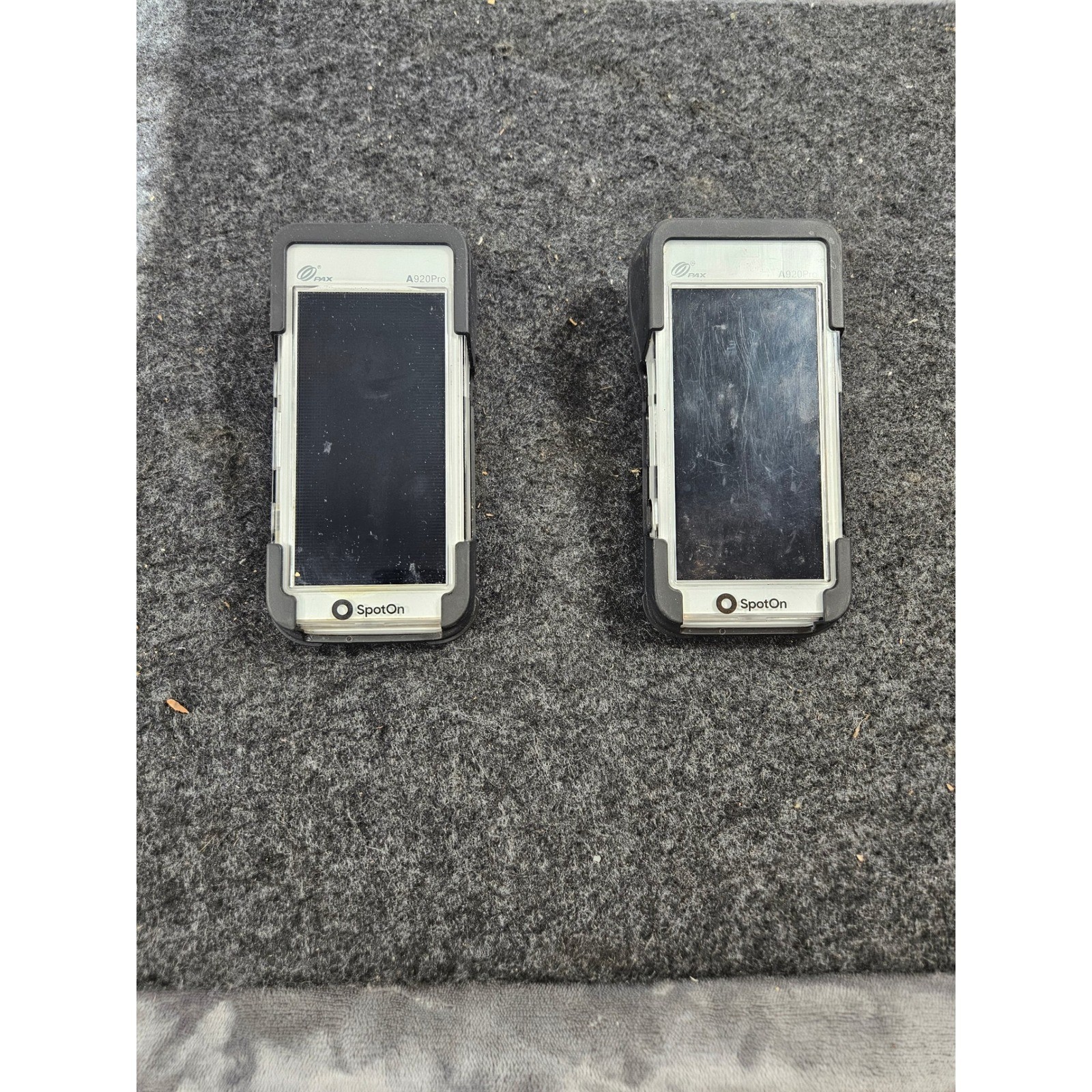 Lot of 2 PAX A920Pro SpotOn Smart Mobile POS Payment Terminals – For Parts