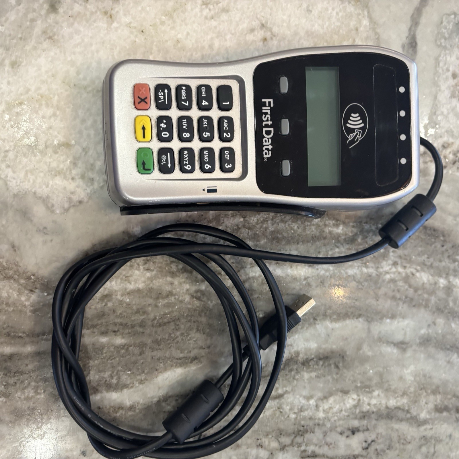 Lot of 3 First Data FD-35 Credit Card Pin Reader Card Read POS USED