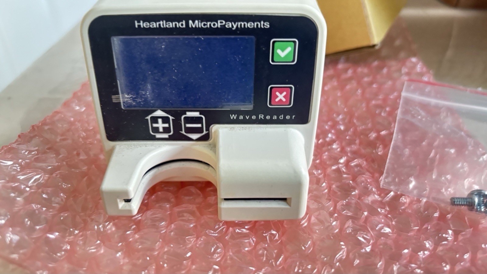 Heartland WaveReader G2 WLAU-READER-G2 Card Reader P/N 9000001262-R NOS