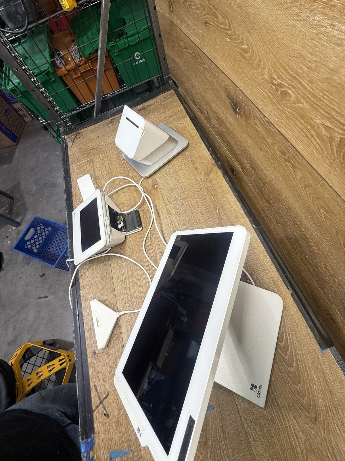 Clover POS System Lot Station Mini Printer Hub Accessories Untested AS-IS