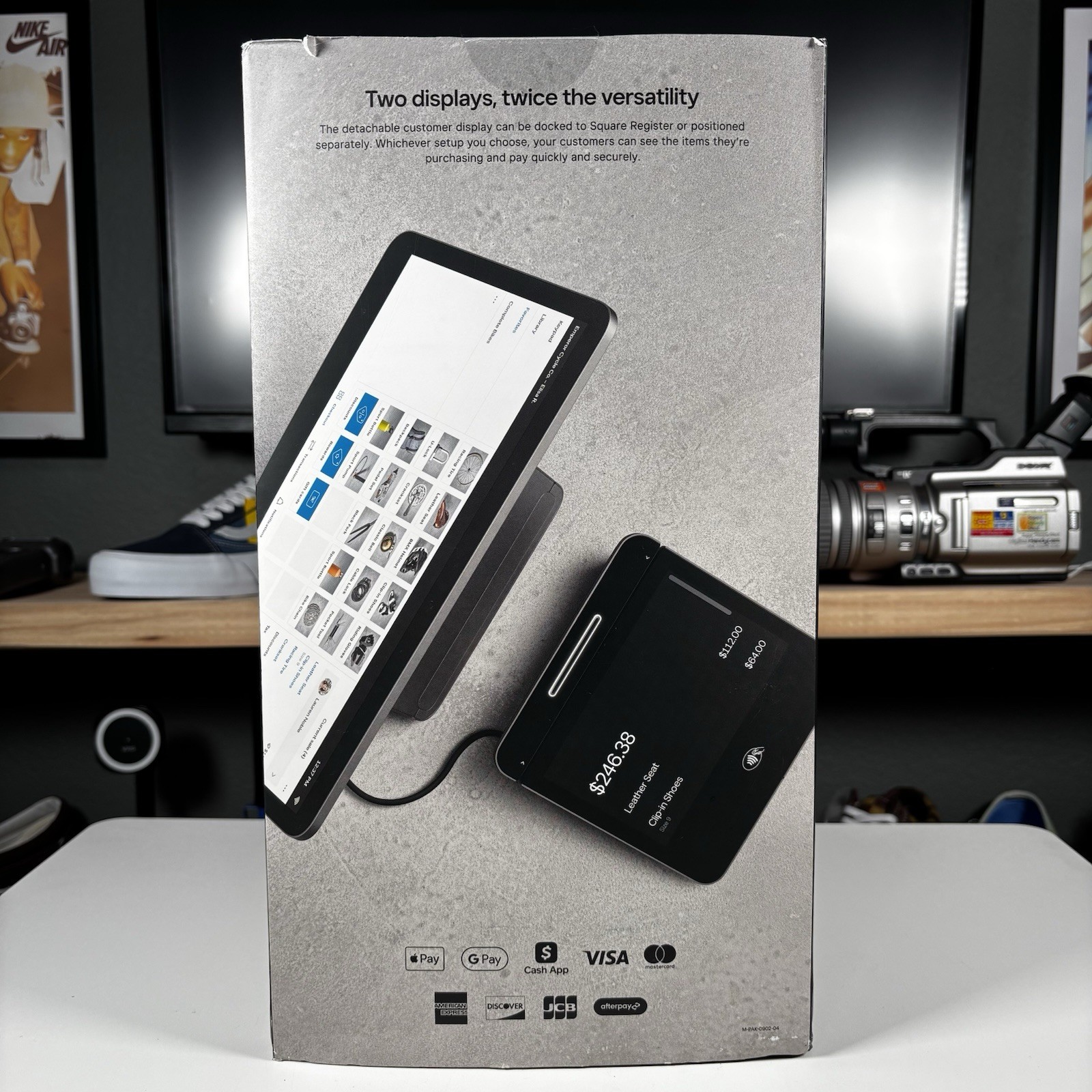 BRAND NEW Square Register POS System Gray A-SKU-0665-A2 SPS1-01 DISPLAY SPS4-01