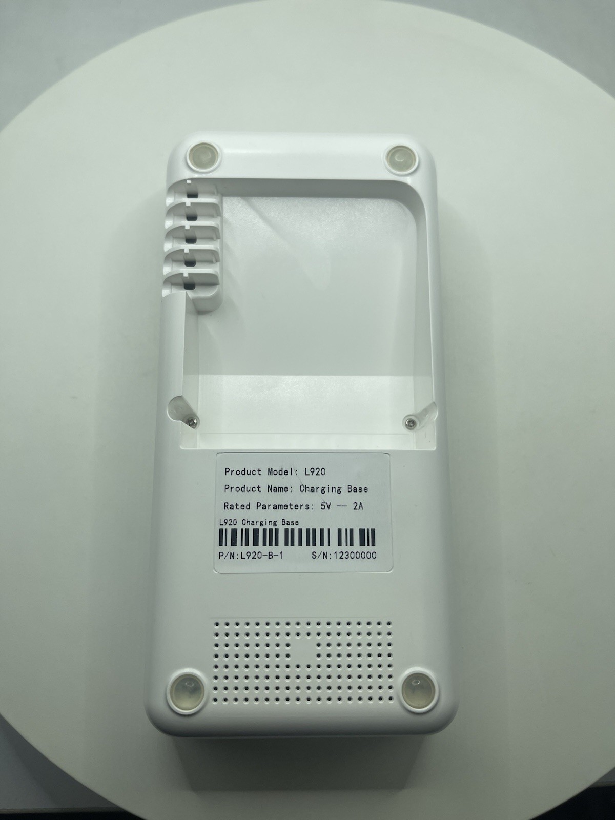 L920 Charging Base for PAX A920 Credit Card Terminal with Type C charging cable