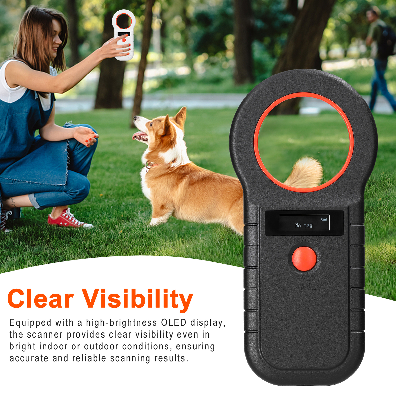 Microchip Reader Handheld Chip M0U0