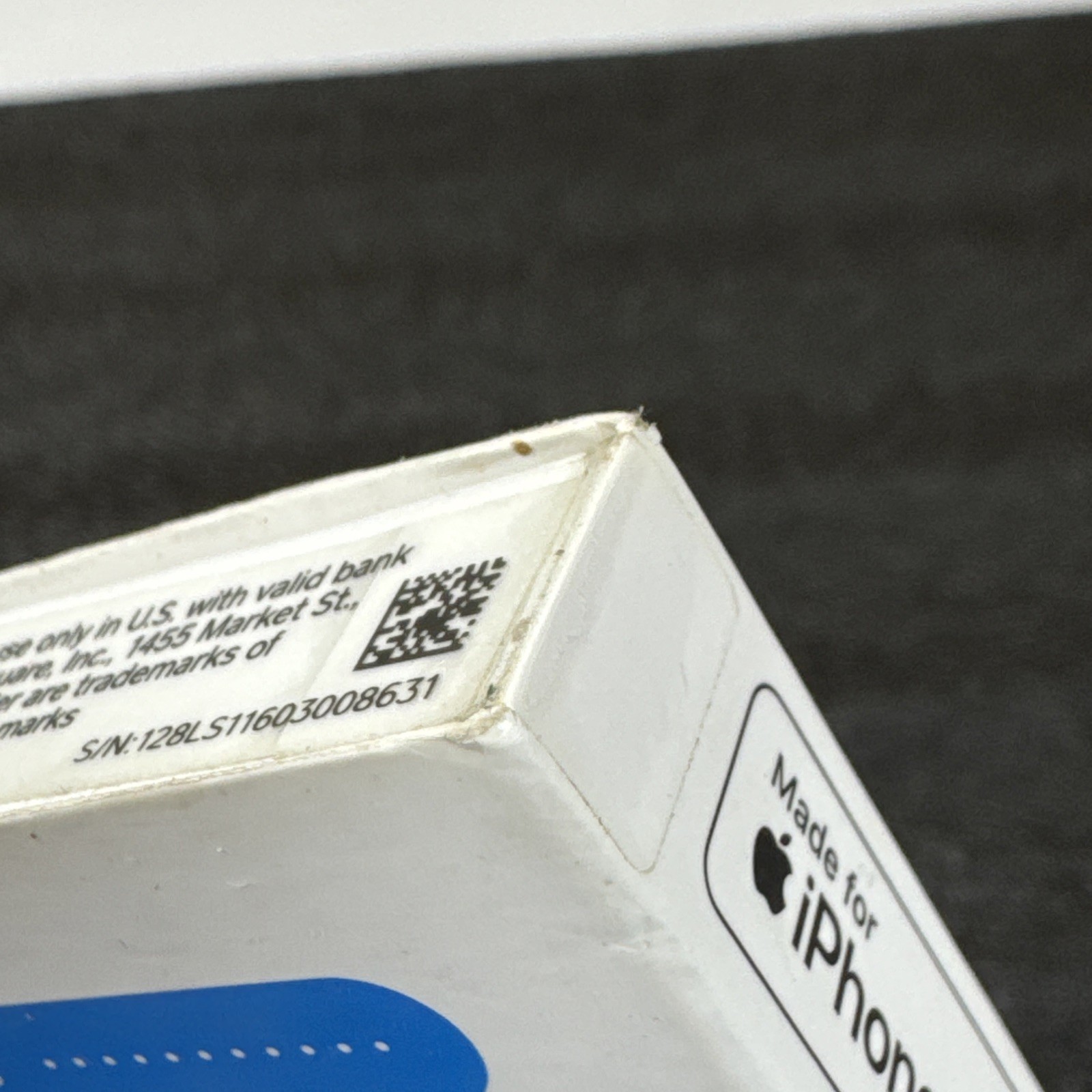Square A-SKU-0523-01 Reader for Magstripe iPhone Lightning Connector New Sealed
