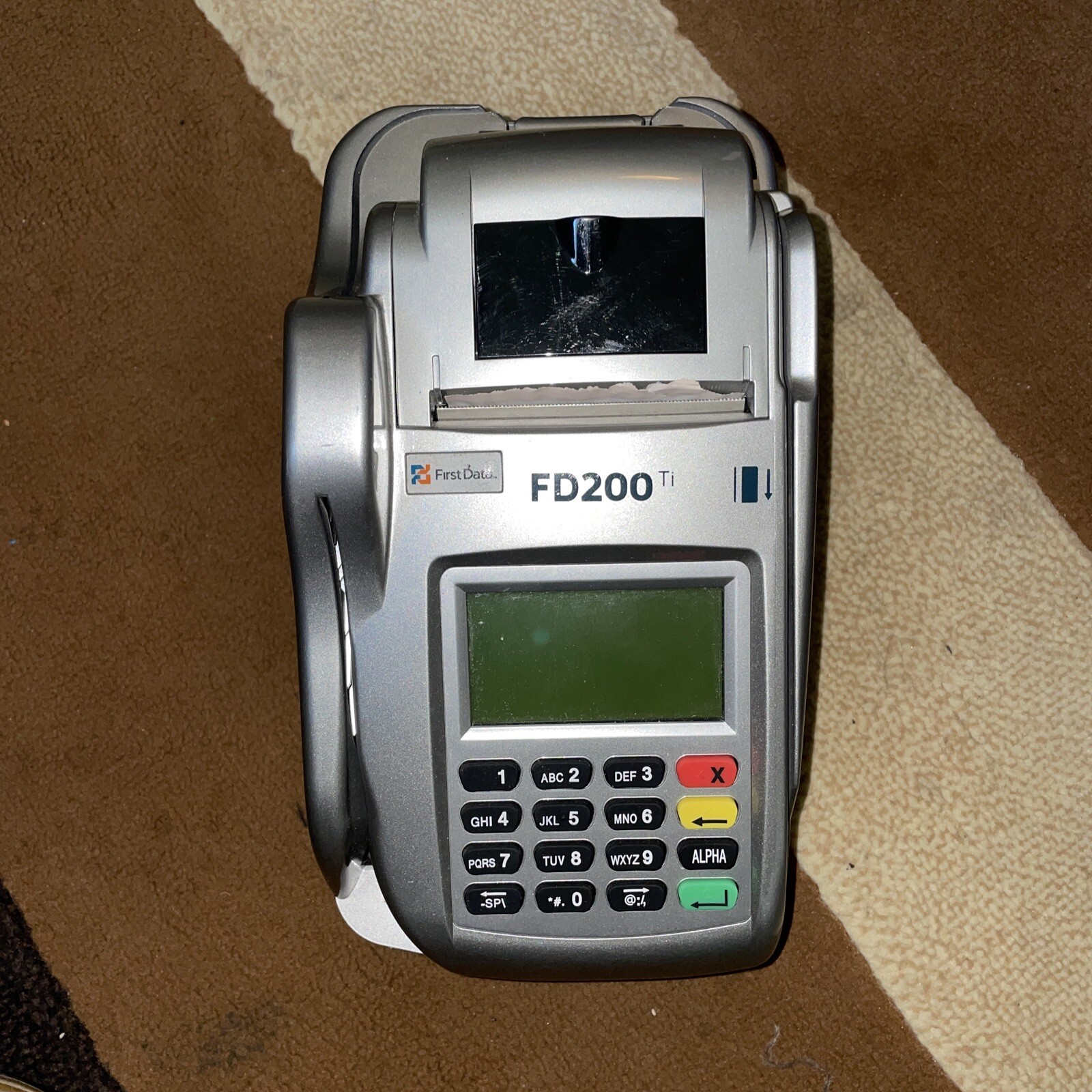 First Data FD200 Ti Credit Card Machine No power supply