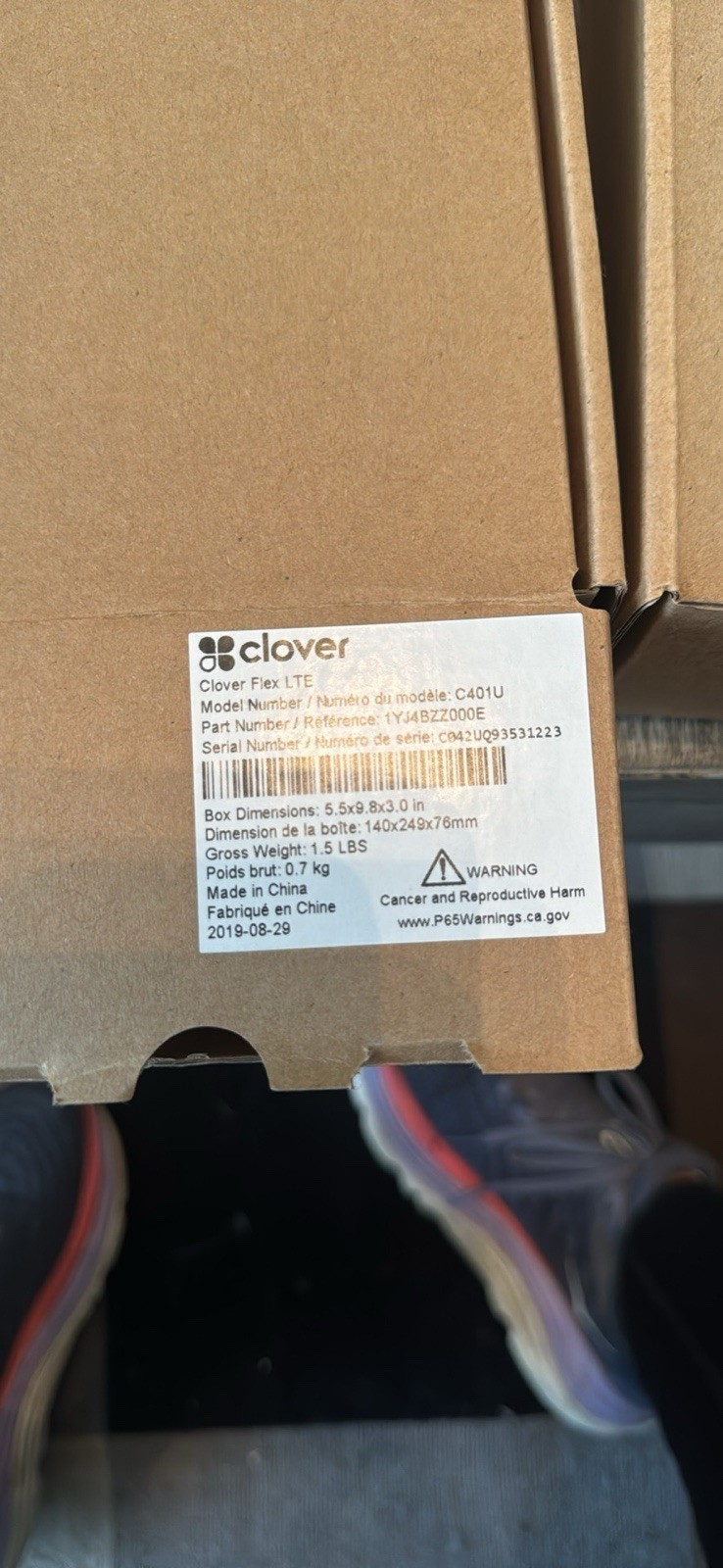Brand New Clover Flex C401 U + Flex Starter Kit Credit Card Terminal