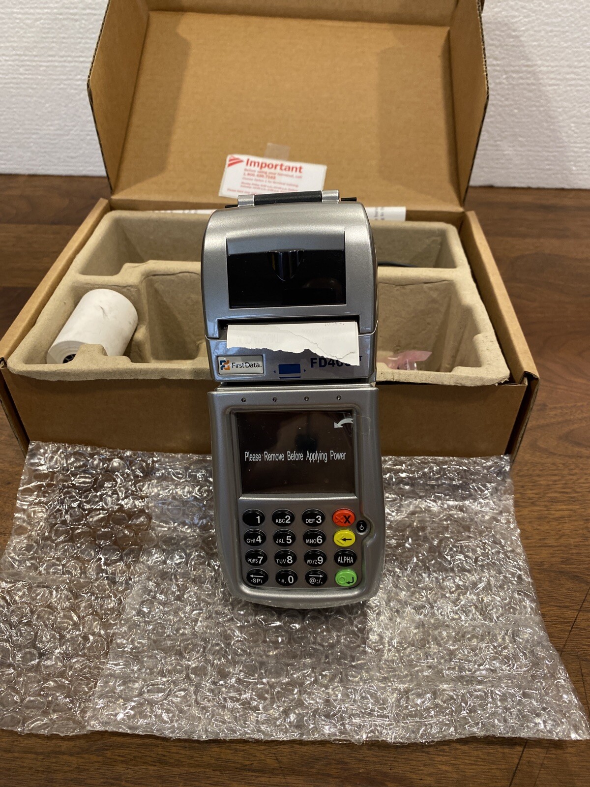 First Data FD400GT CDMA Wireless Terminal