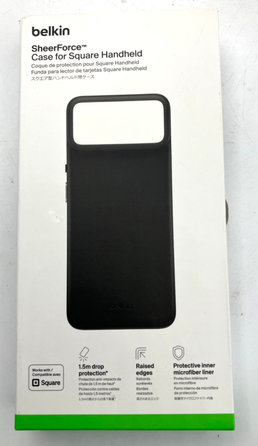 Belkin SheerForce Case – for Square Handheld – Carbon Black MSA029JJBK
