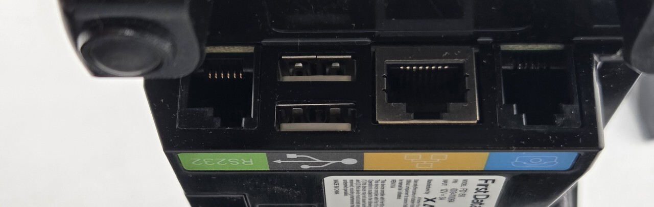 FIRST DATA FD150 TERMINAL EMV NFC CREDIT CARD TERMINAL WITH RP10 PIN PAD