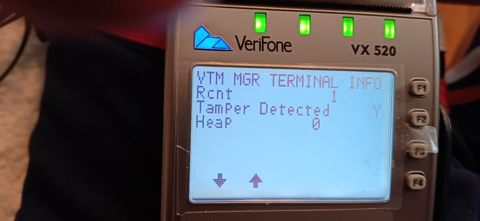 Verifone VX 520 EMV Credit Card Machine