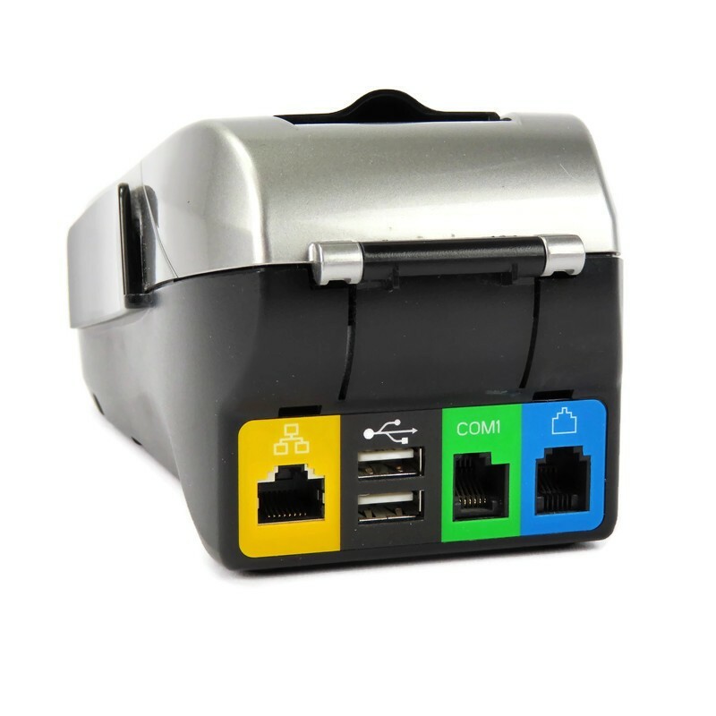 First Data FD100ti Credit Card Machine Used Powers On. No Power Cord