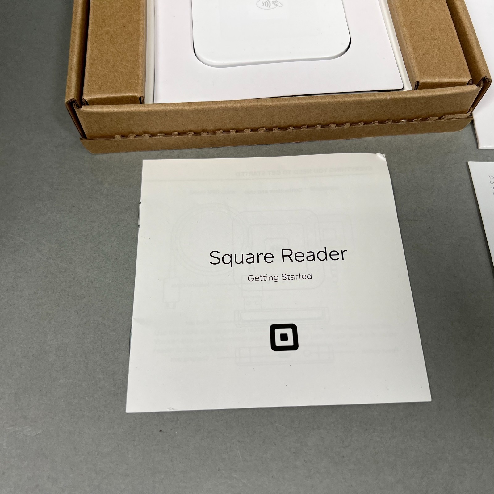 Square S8-1 Contactless Credit Card and Chip Reader (Rev 2) White, No Cable
