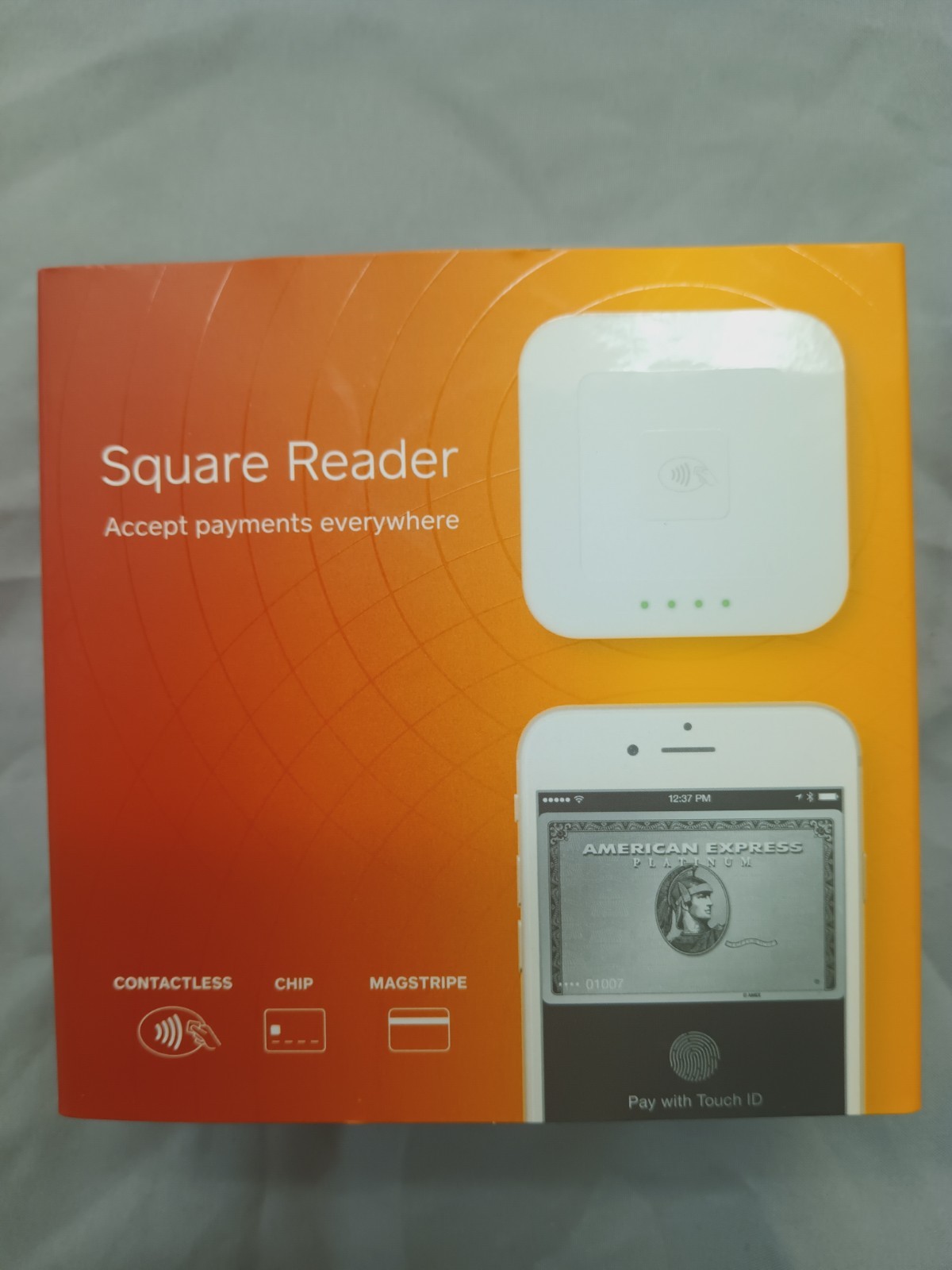 Square Reader for Contactless and Chip 1st Gen, Micro-USB (A-SKU-0485) New Open