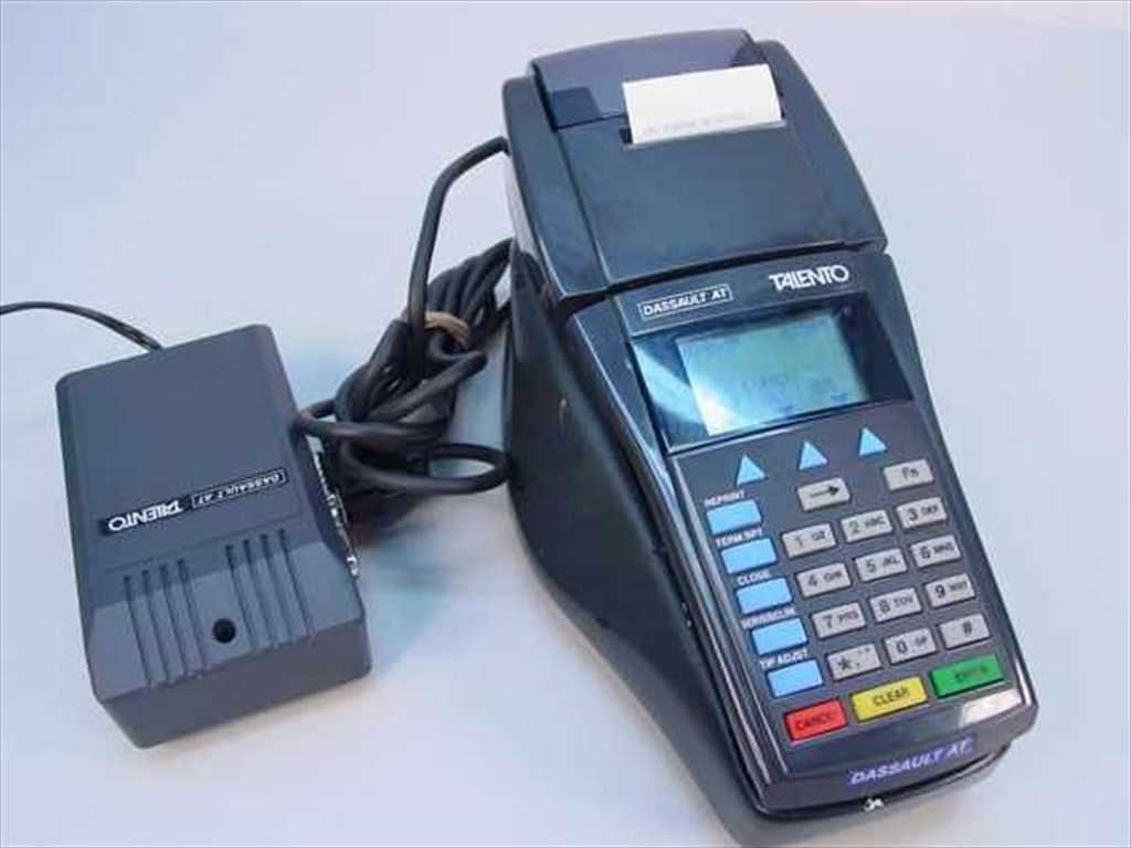 Dassault Talento 2UD T-IPP Credit Card Terminal POS w/ Pin Pad Printer ICS
