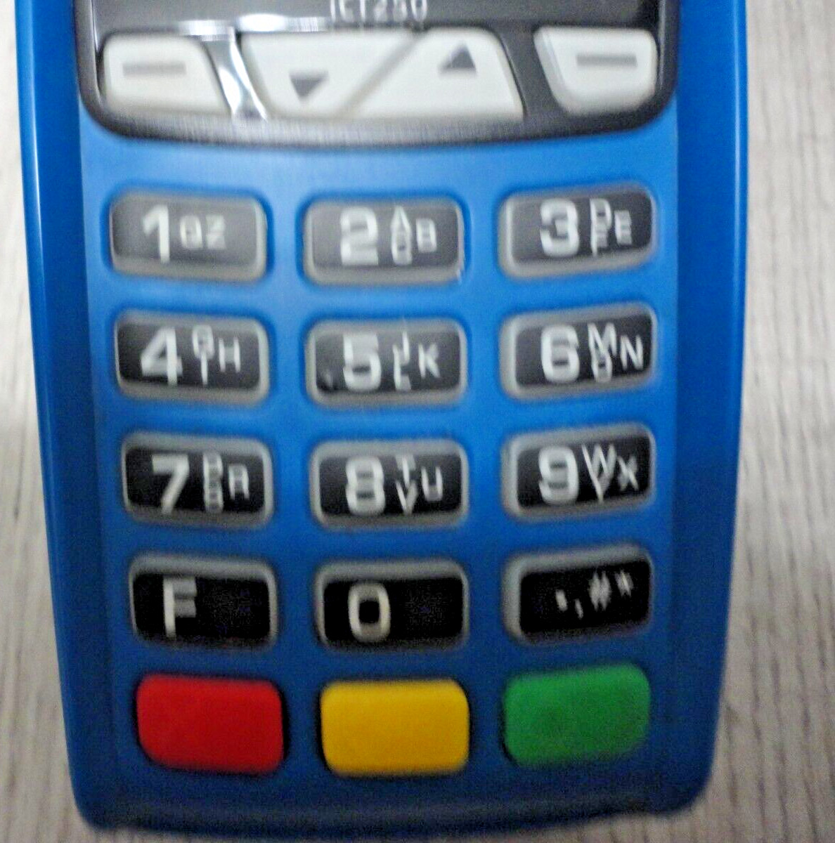 Ingenico Chase iCT250 Ethernet Ports Dual Comm Credit Card Terminal