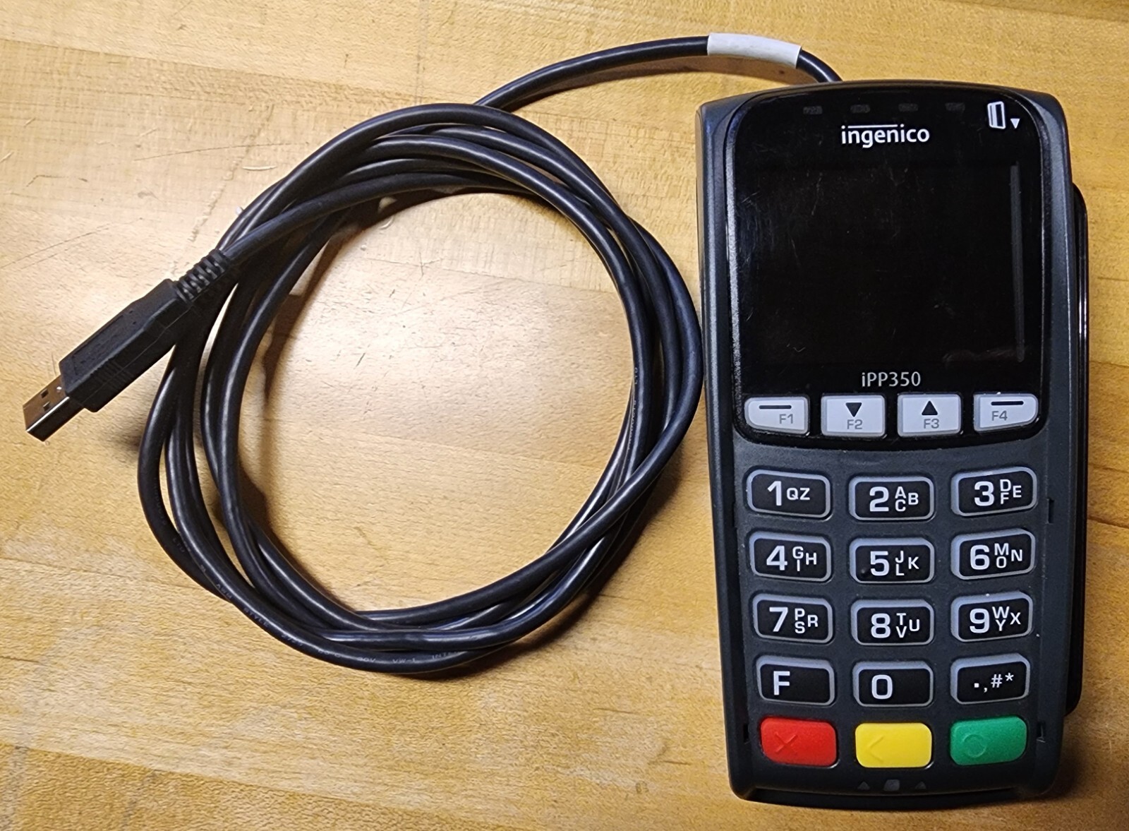 Ingenico iPP350-11P1912A USB Point-of-Sale Credit Card Terminal Reader Keypad