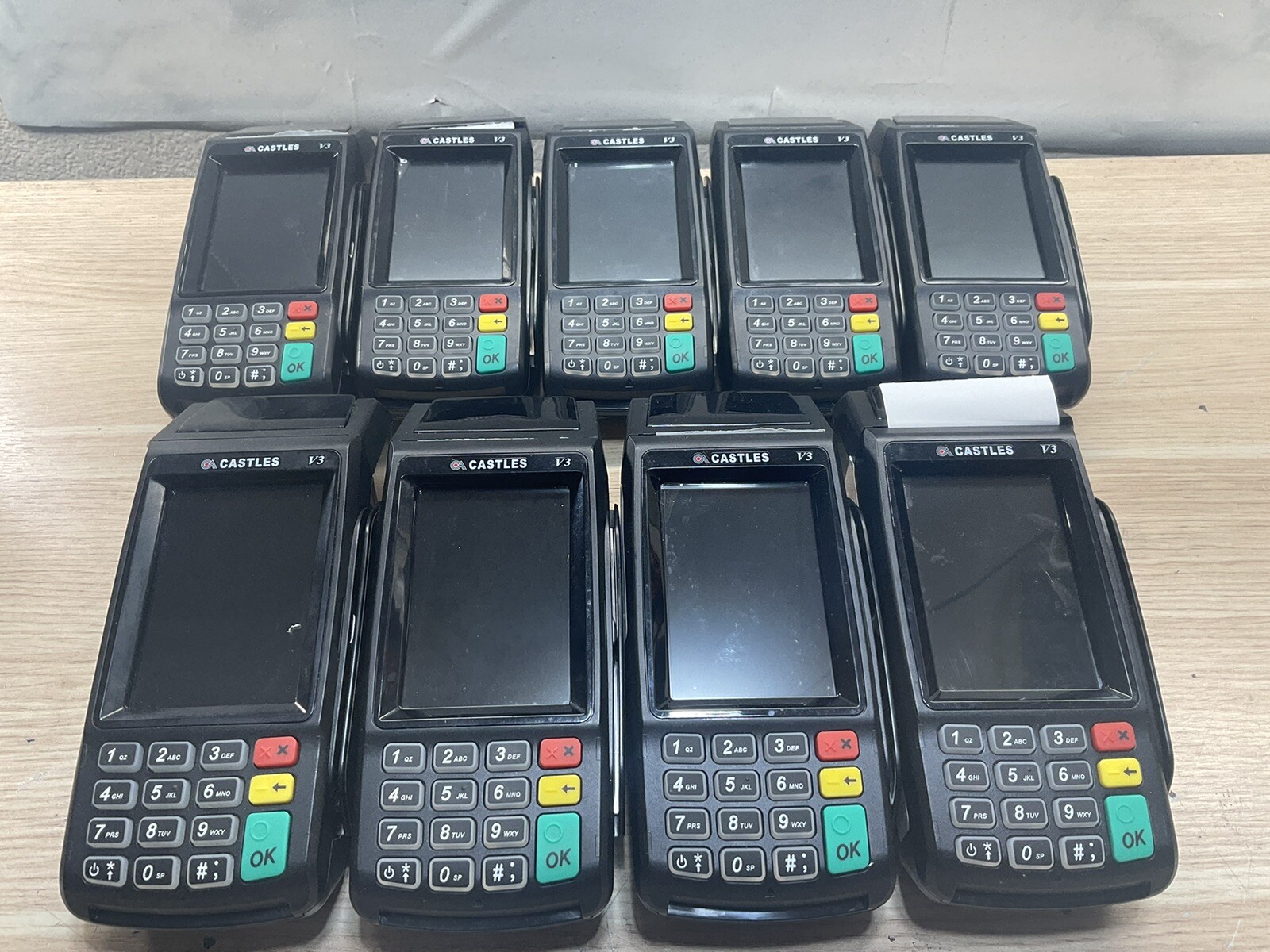 9Credit Card Machine Castles V3 Vega 3000 POS Terminal Power Supply /JUA1791