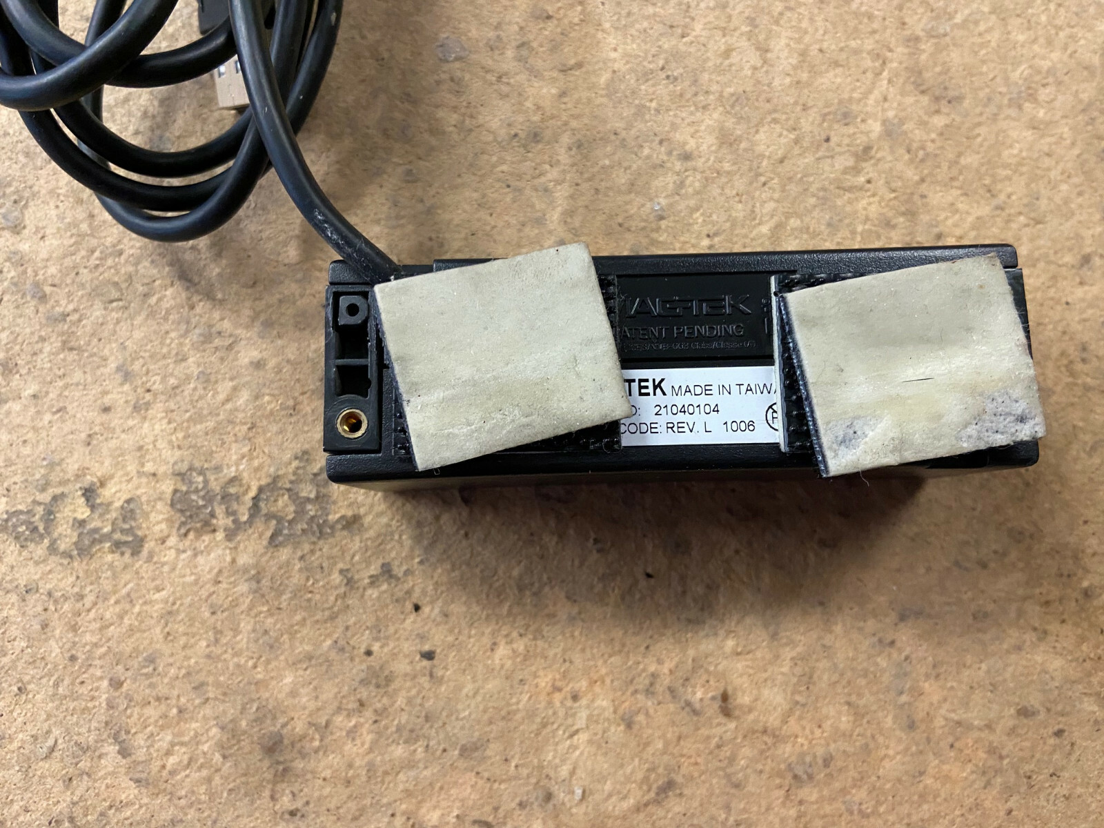 Magtek Mini USB Magnetic Swipe Card Reader Black with 6′ Cable 21040104 Tested
