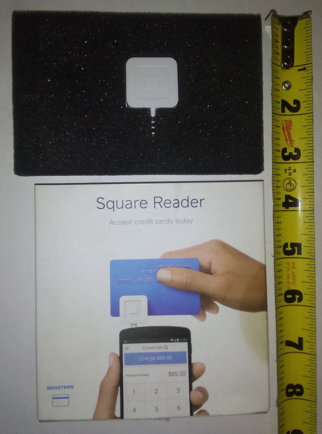 Square Reader for Credit Cards Magstripe Swipe Mobile Payment Device iOS Android