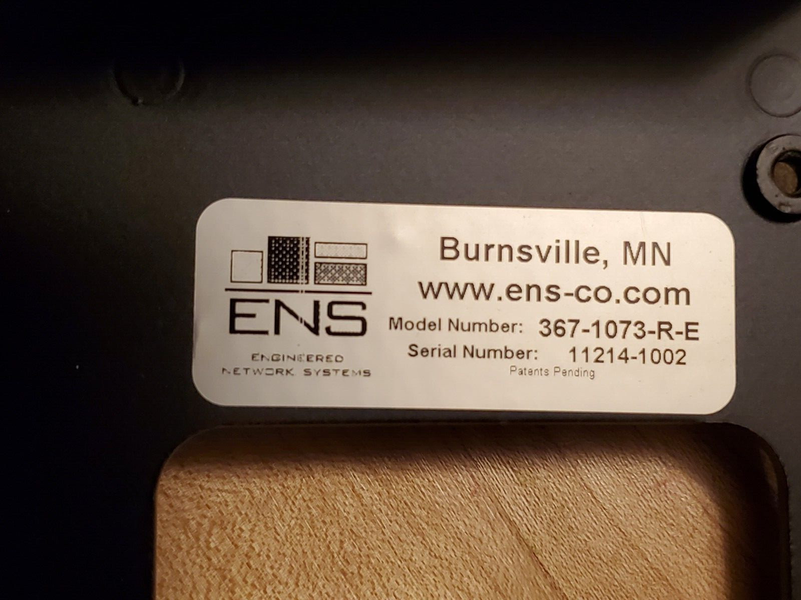 ENS Low Profile Locking Payment Terminal Stand 367-1073-R-E Verifone MX 830 850