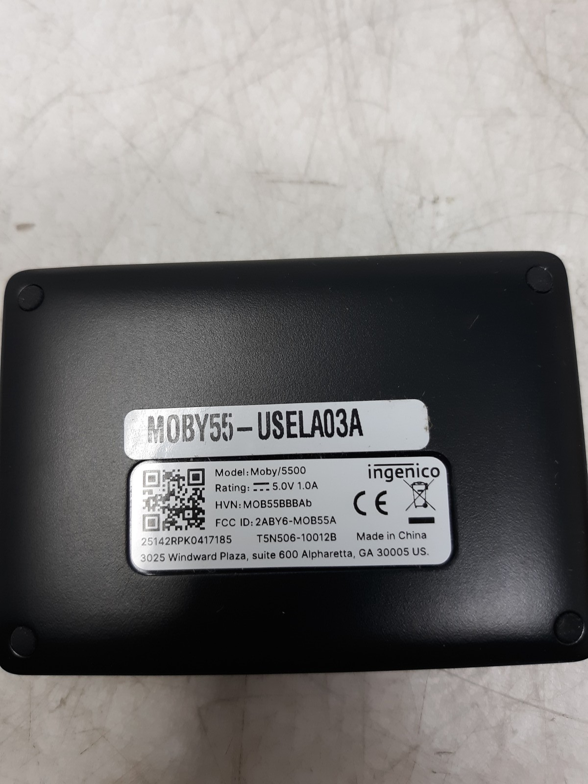 Ingenico Moby/5500 Mobile Payment Terminal Contactless Card Reader USB Cable