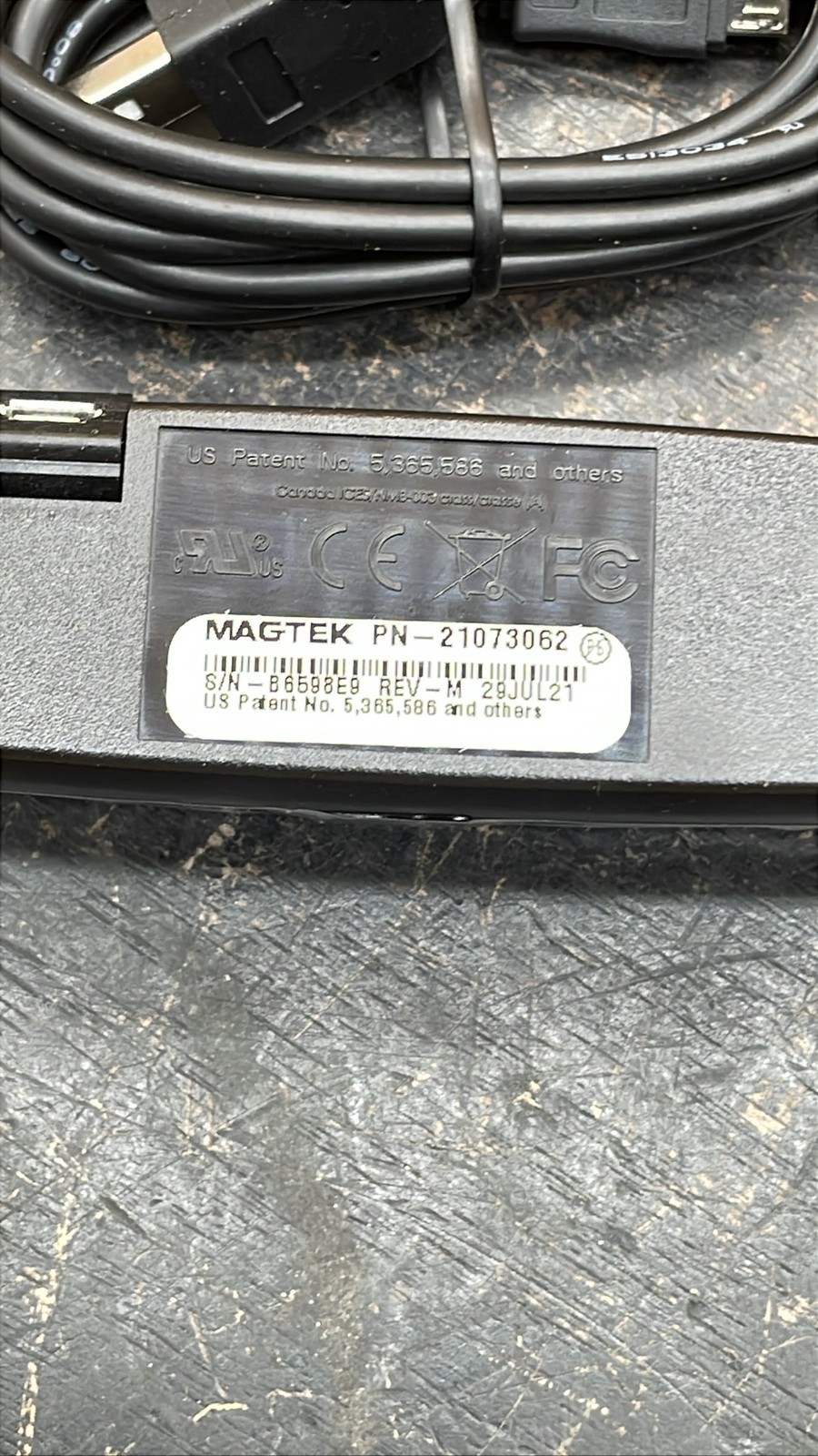 MagTek 21073062 Magnetic Stripe Card Reader Swipe Credit Card Reader Lot of 2