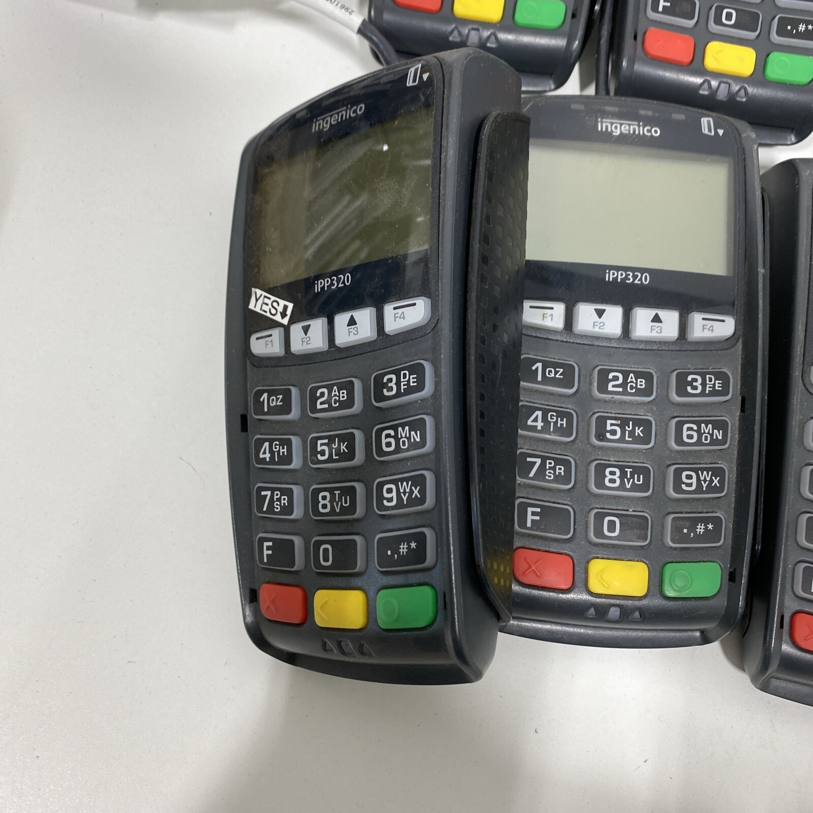 INGENICO IPP320 POS CREDIT CARD READER IPP320-01T1358A Lot of 9 w/ USB cables