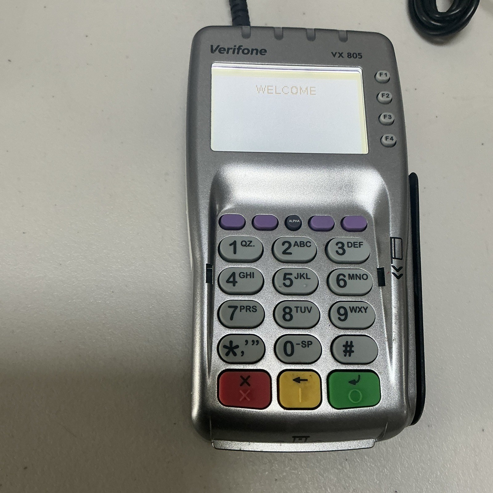 Verifone VX-805 Card Reader 160mb Keypad clean working USB