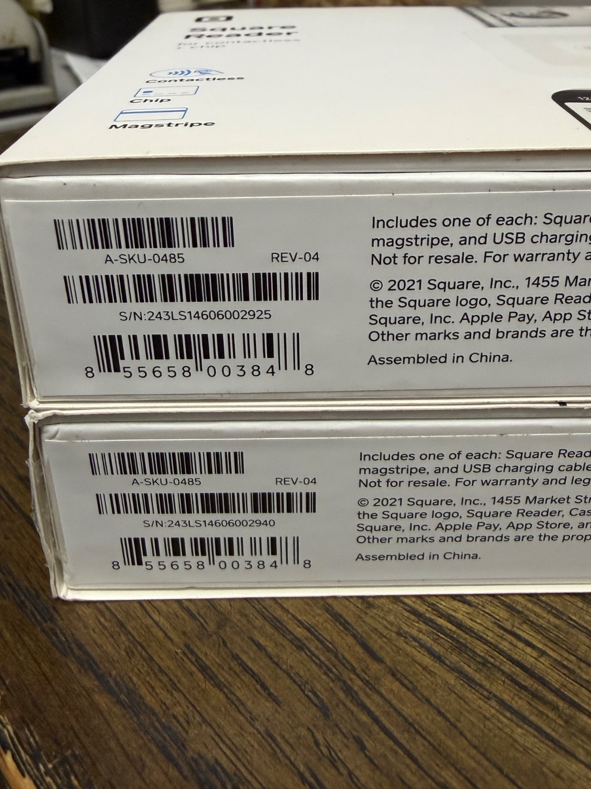 1st Gen Square Contactless Chip Credit Card Reader – A-SKU-0485 – New Sealed