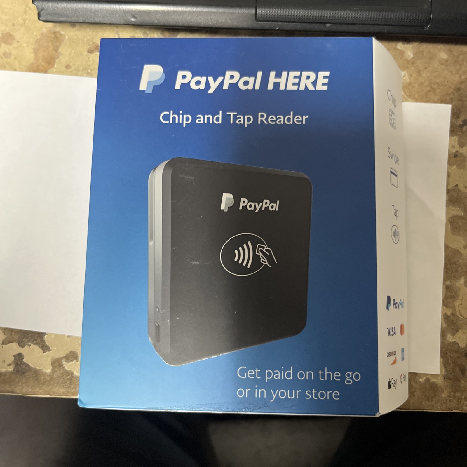 NEW PayPal HERE Chip and Tap Credit/Debit Card Reader / Card Scanner PCTUSDCRT